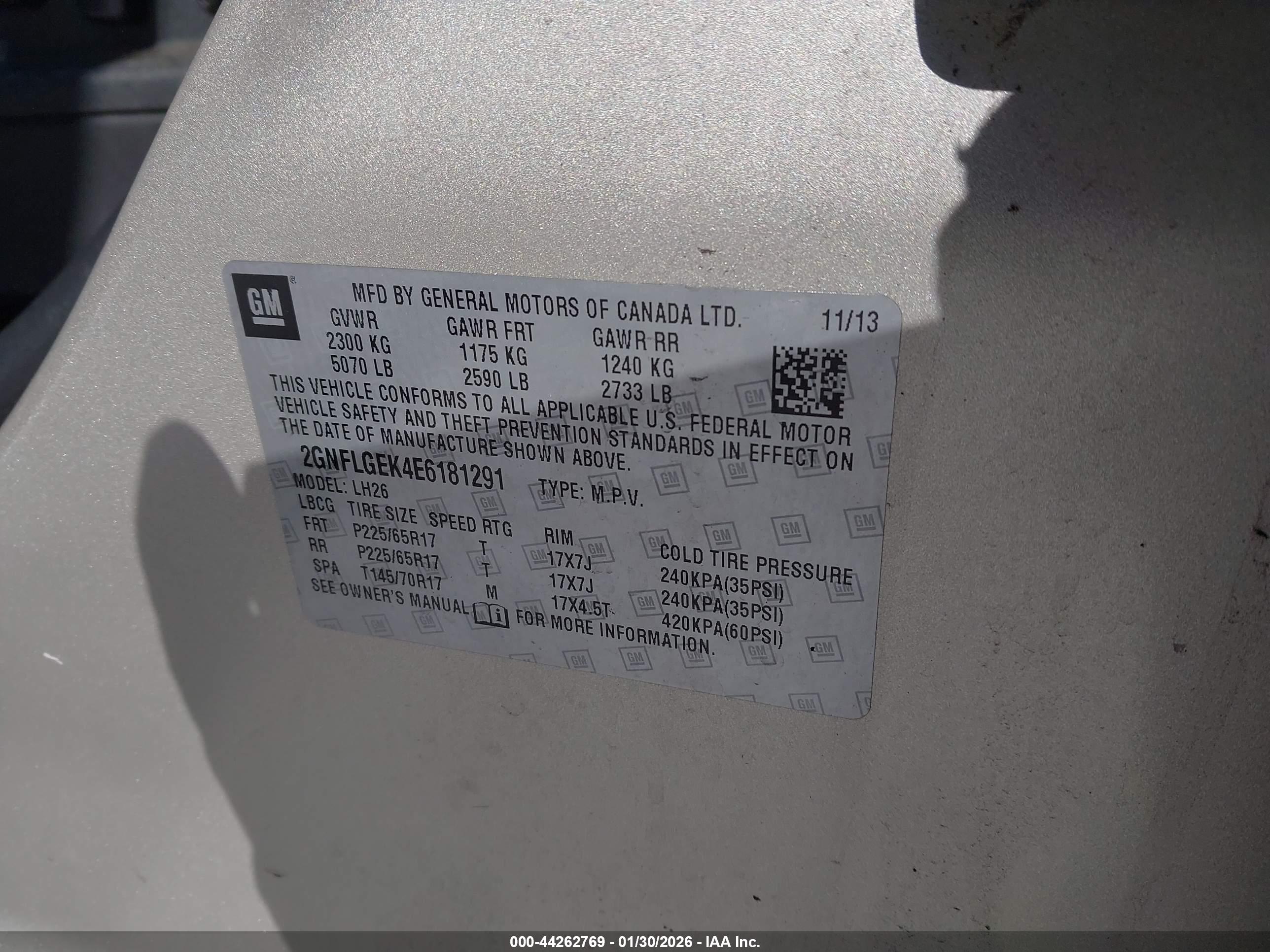 CHEVROLET EQUINOX image 9