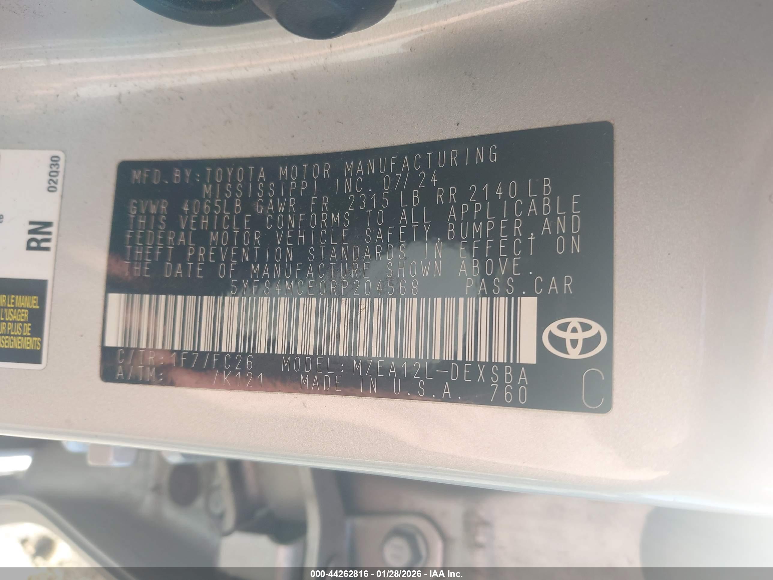 TOYOTA COROLLA image 9