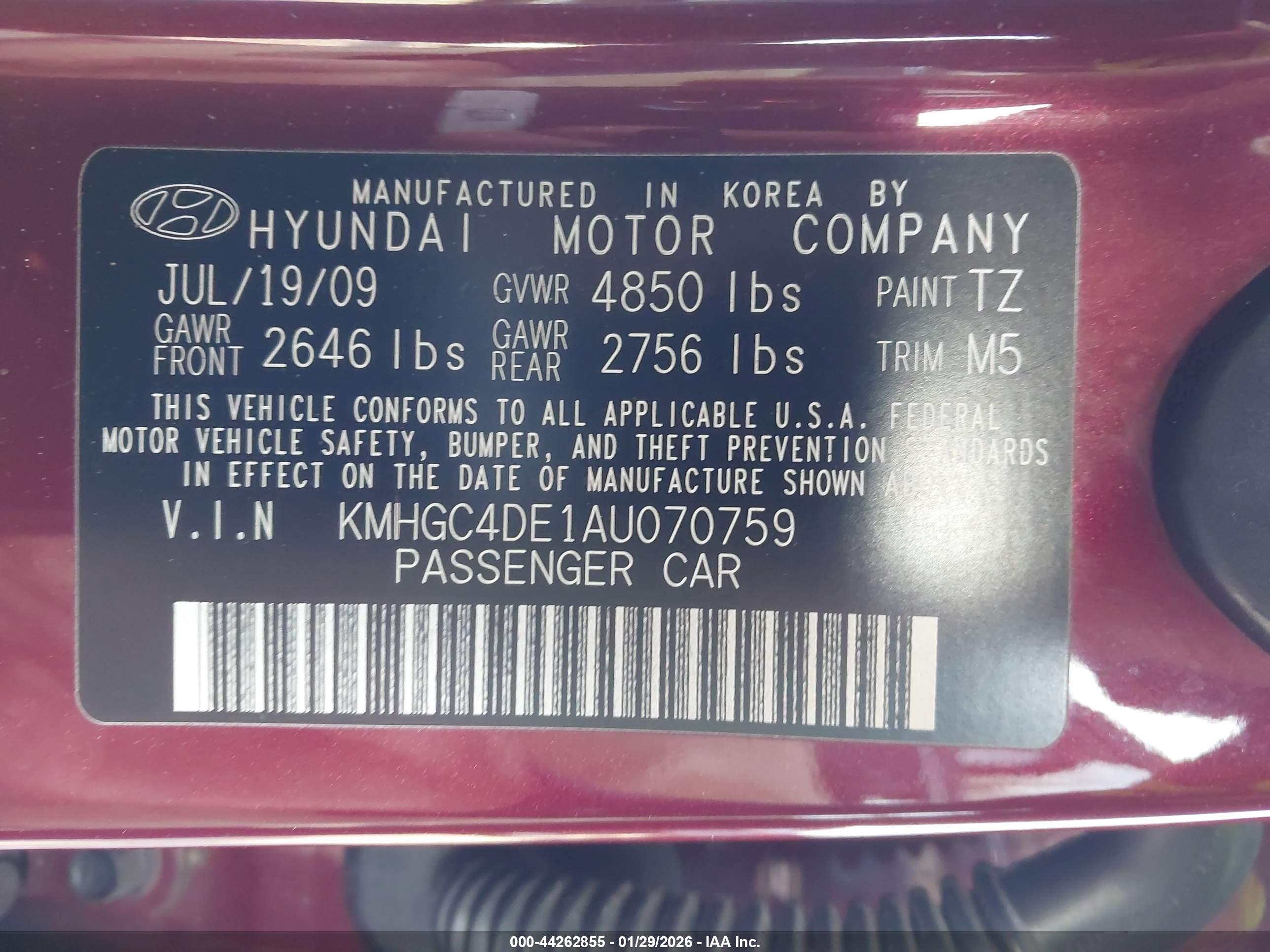 HYUNDAI GENESIS image 9