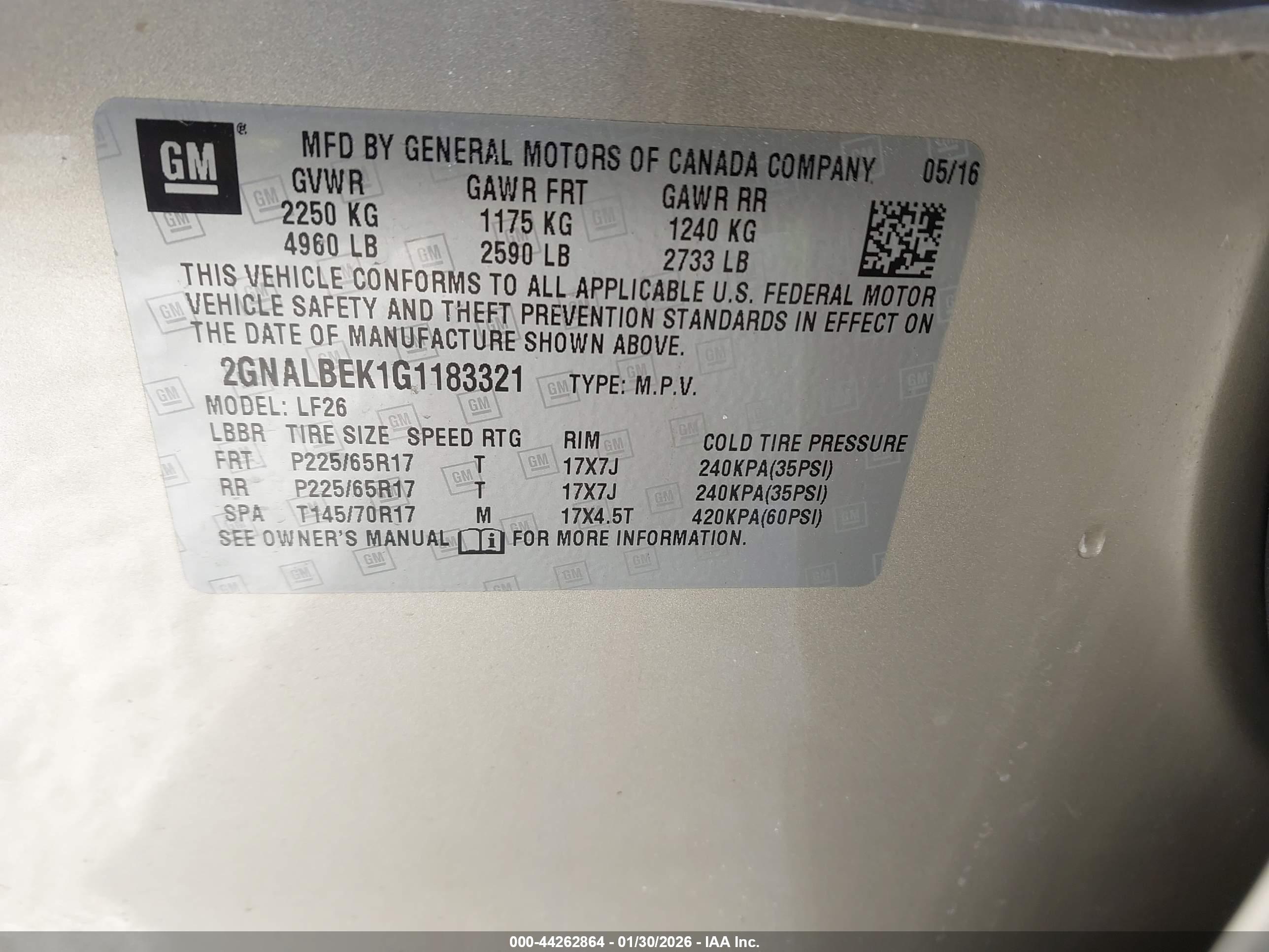 CHEVROLET EQUINOX image 9