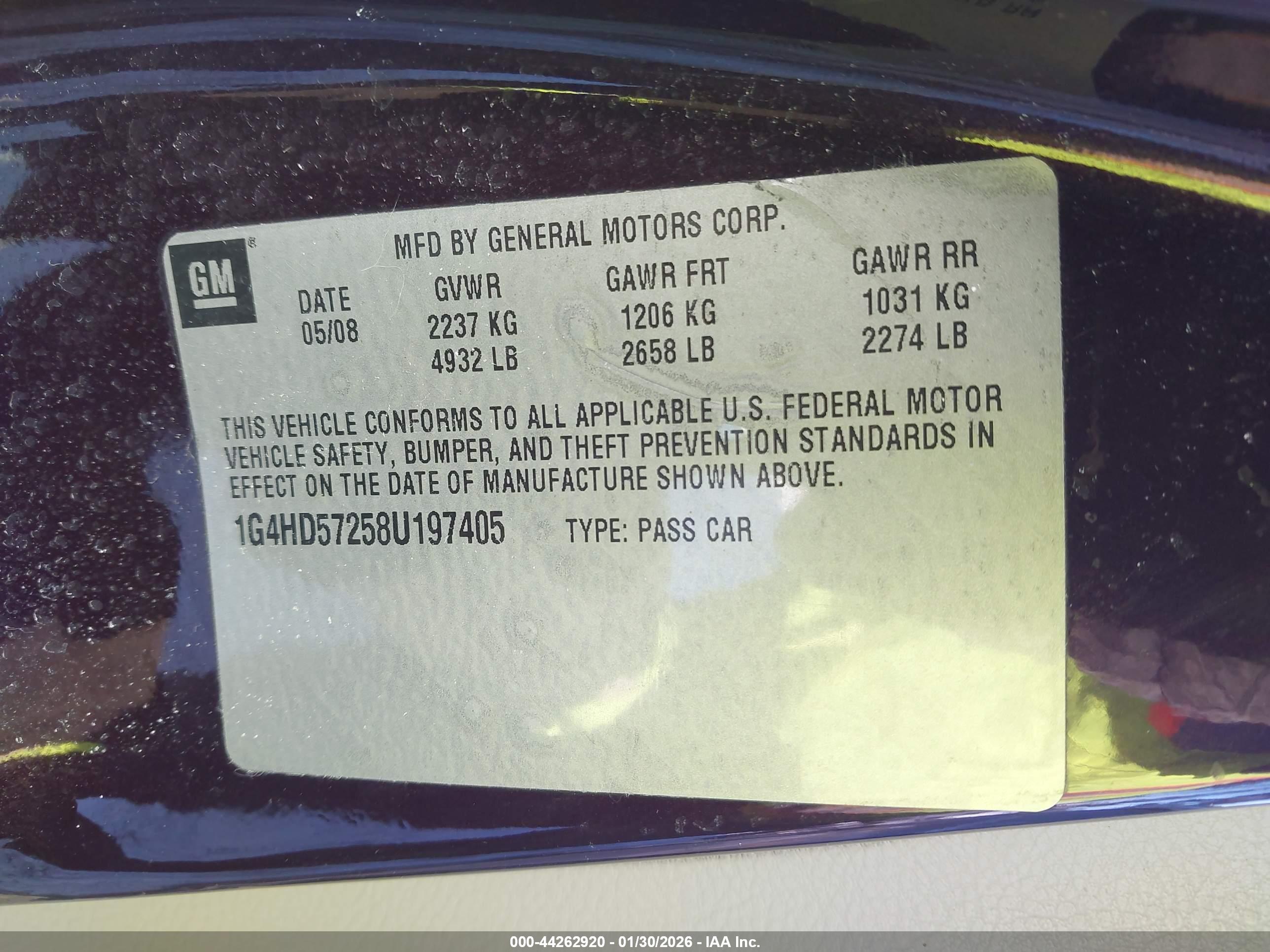 BUICK LUCERNE image 9