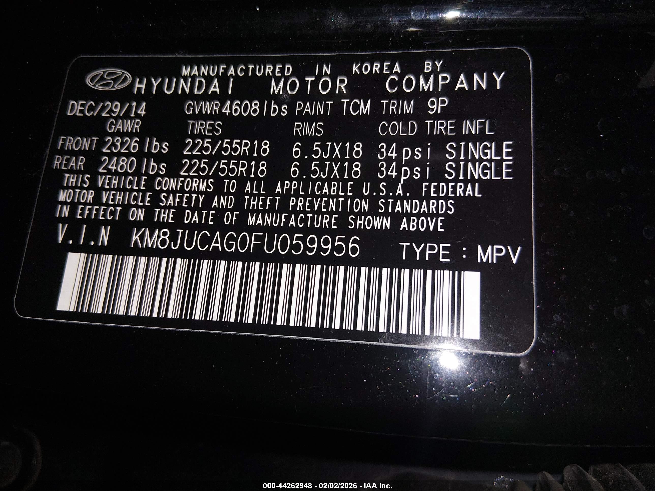 HYUNDAI TUCSON image 9