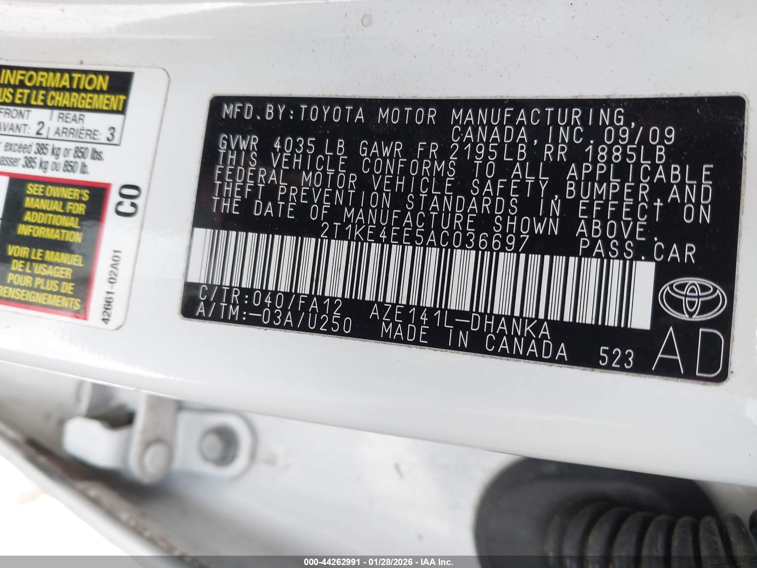TOYOTA MATRIX image 9