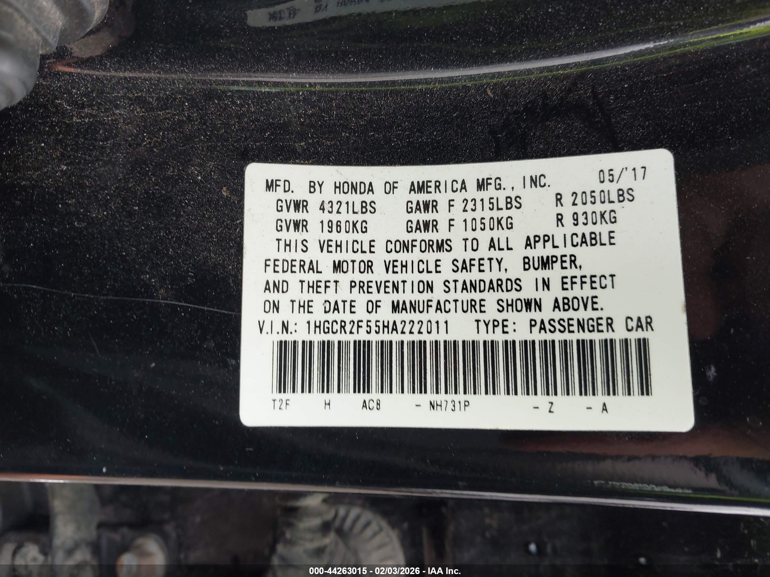 HONDA ACCORD image 9