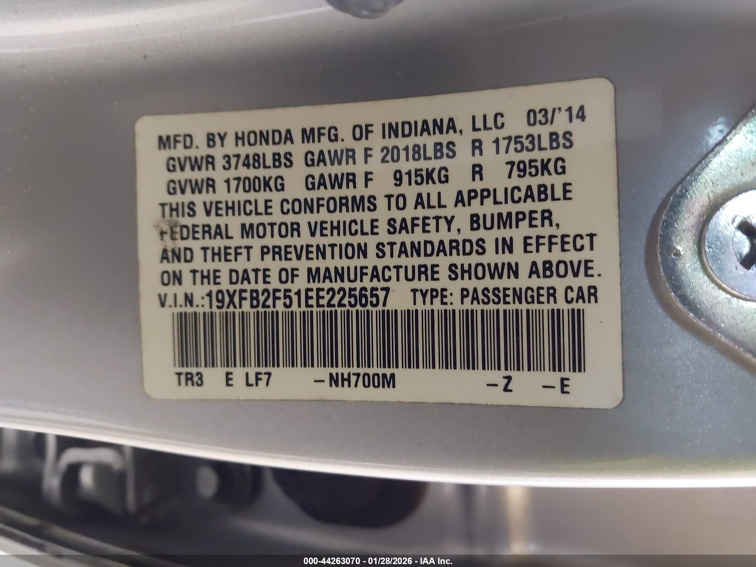 HONDA CIVIC image 9