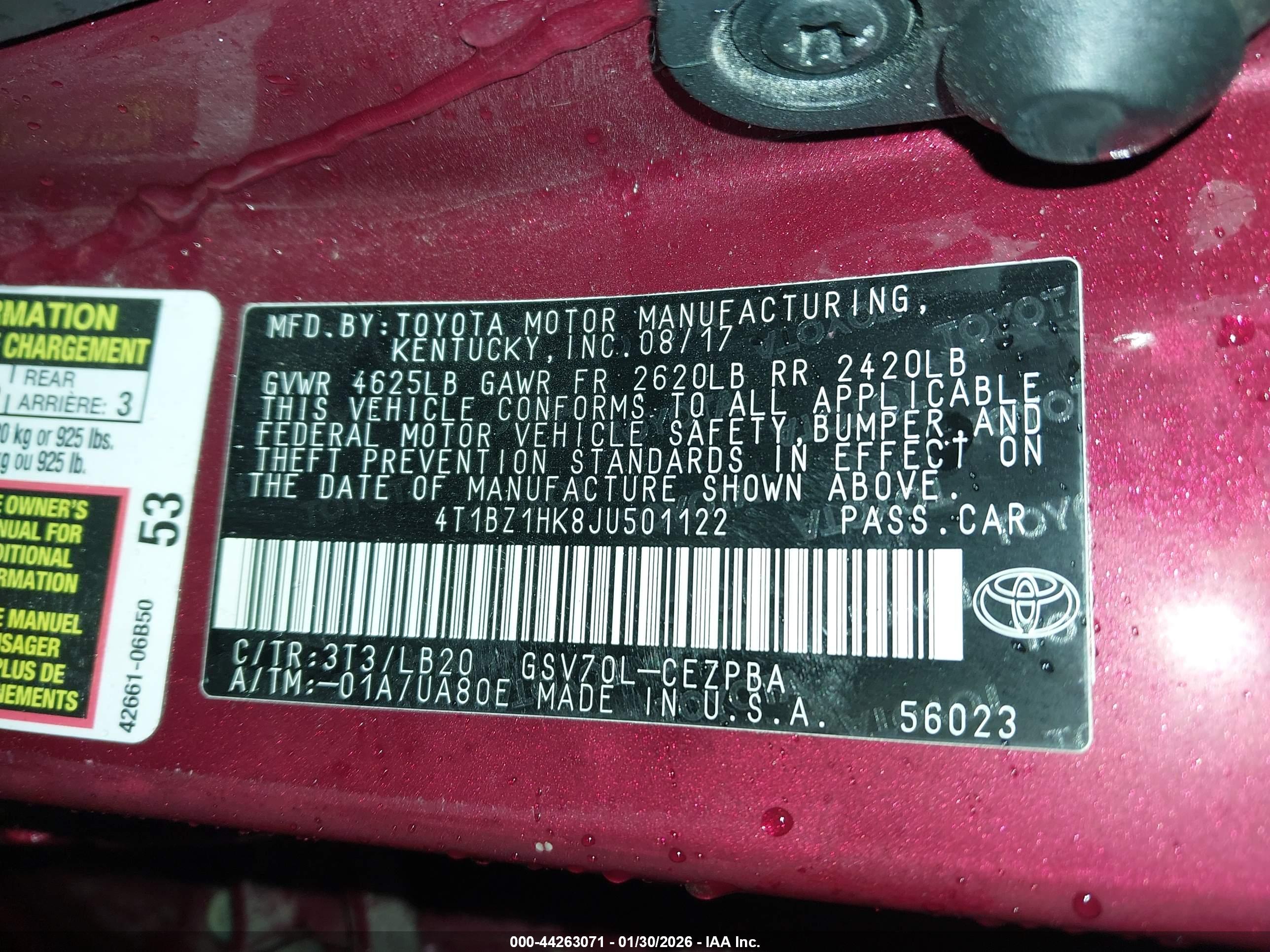 TOYOTA CAMRY image 9