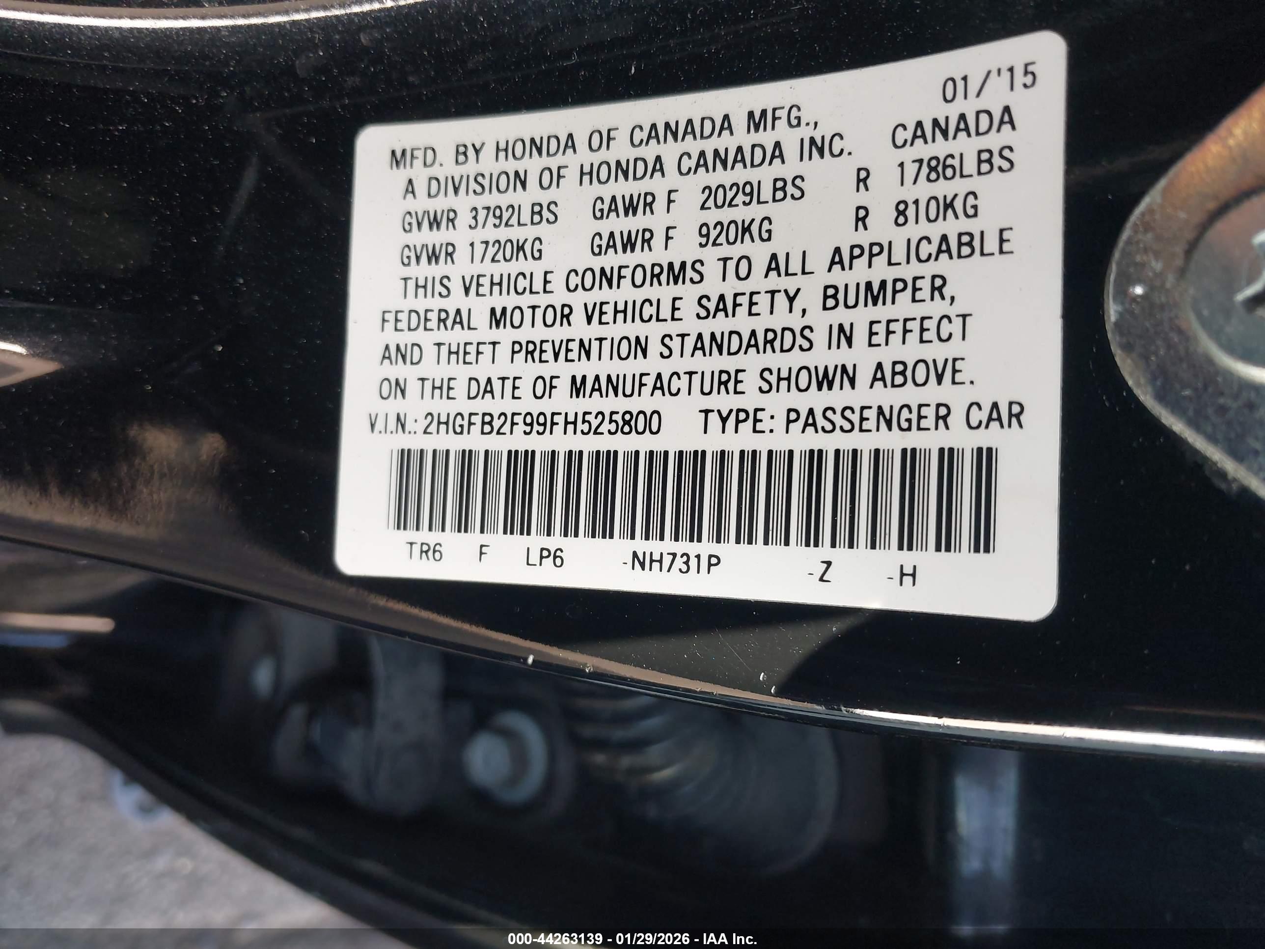 HONDA CIVIC image 9