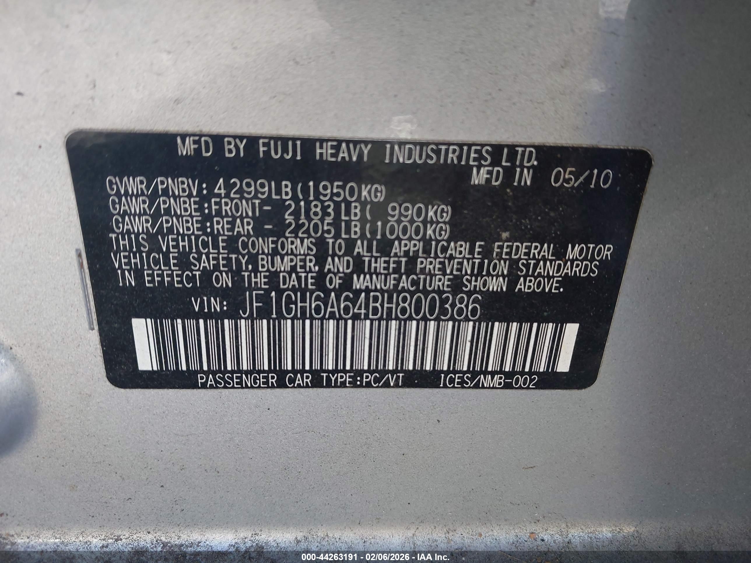 SUBARU IMPREZA image 9