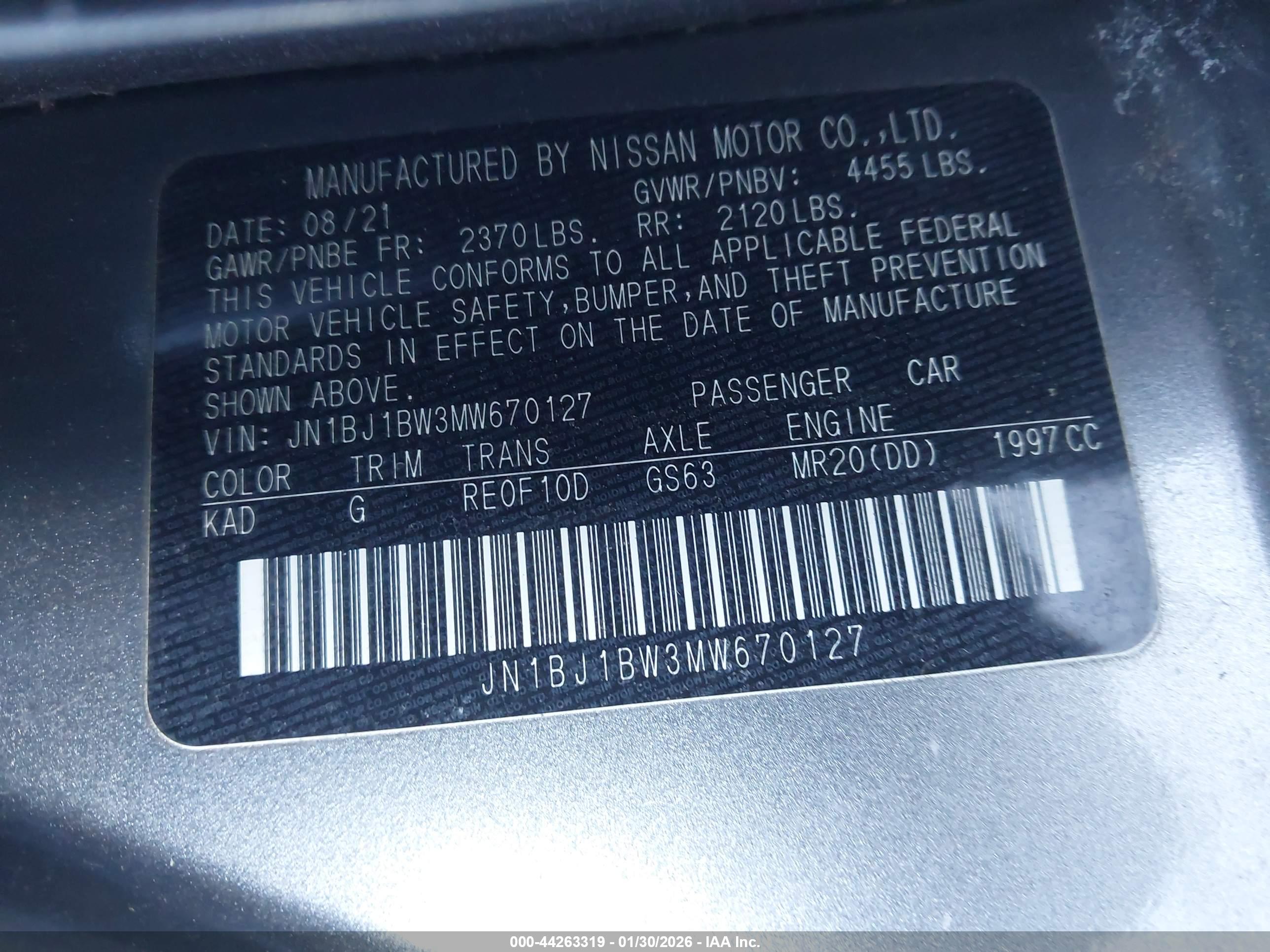 NISSAN ROGUE image 9