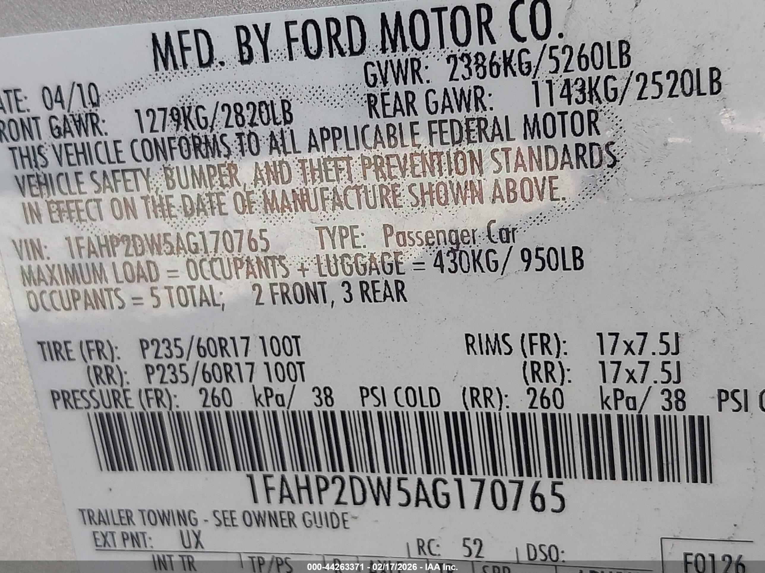 FORD TAURUS image 9