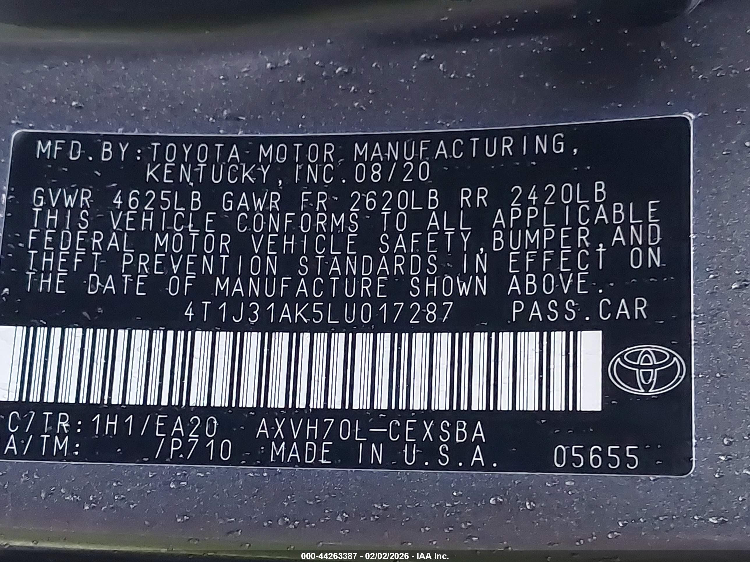 TOYOTA CAMRY image 9