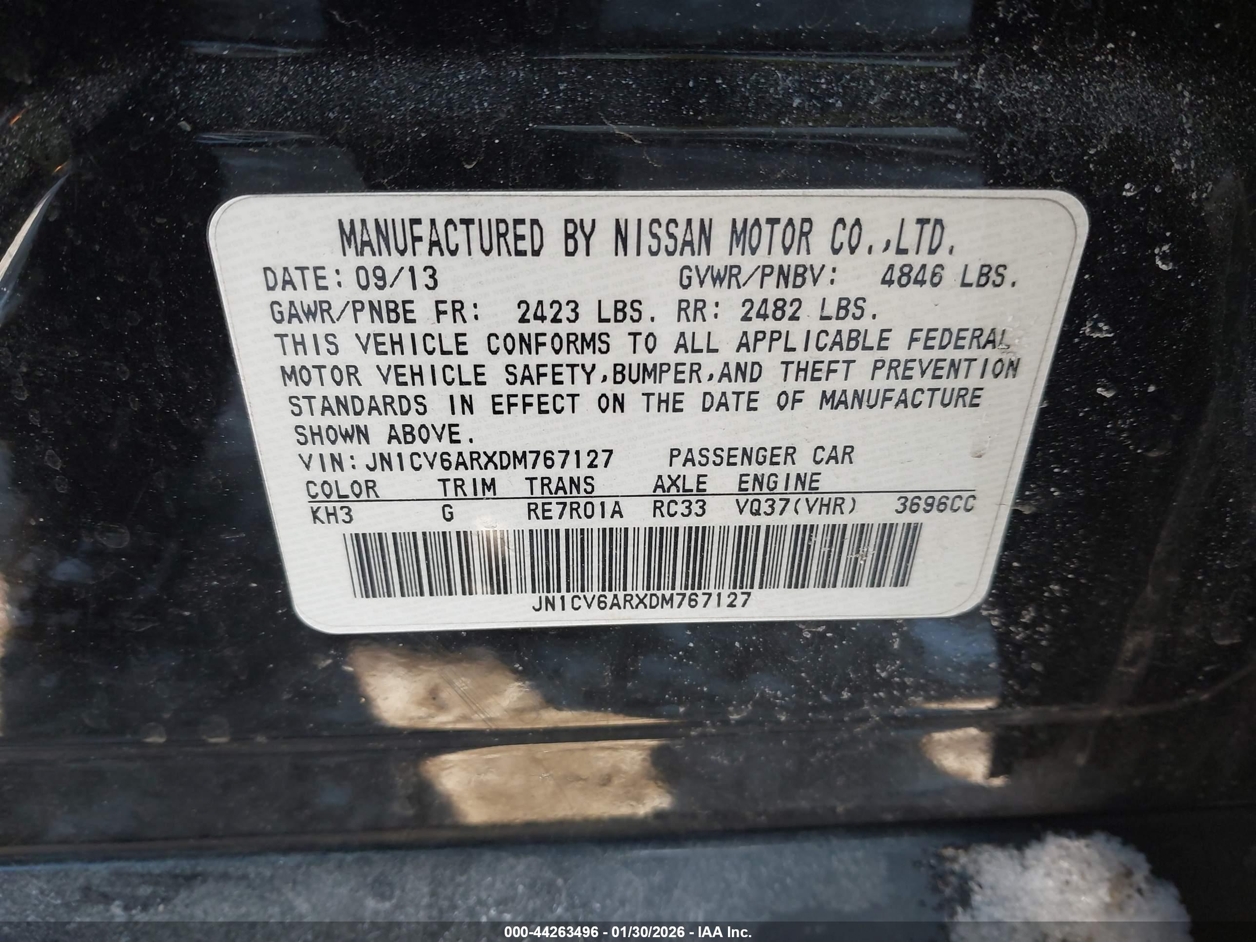 INFINITI G37X image 9
