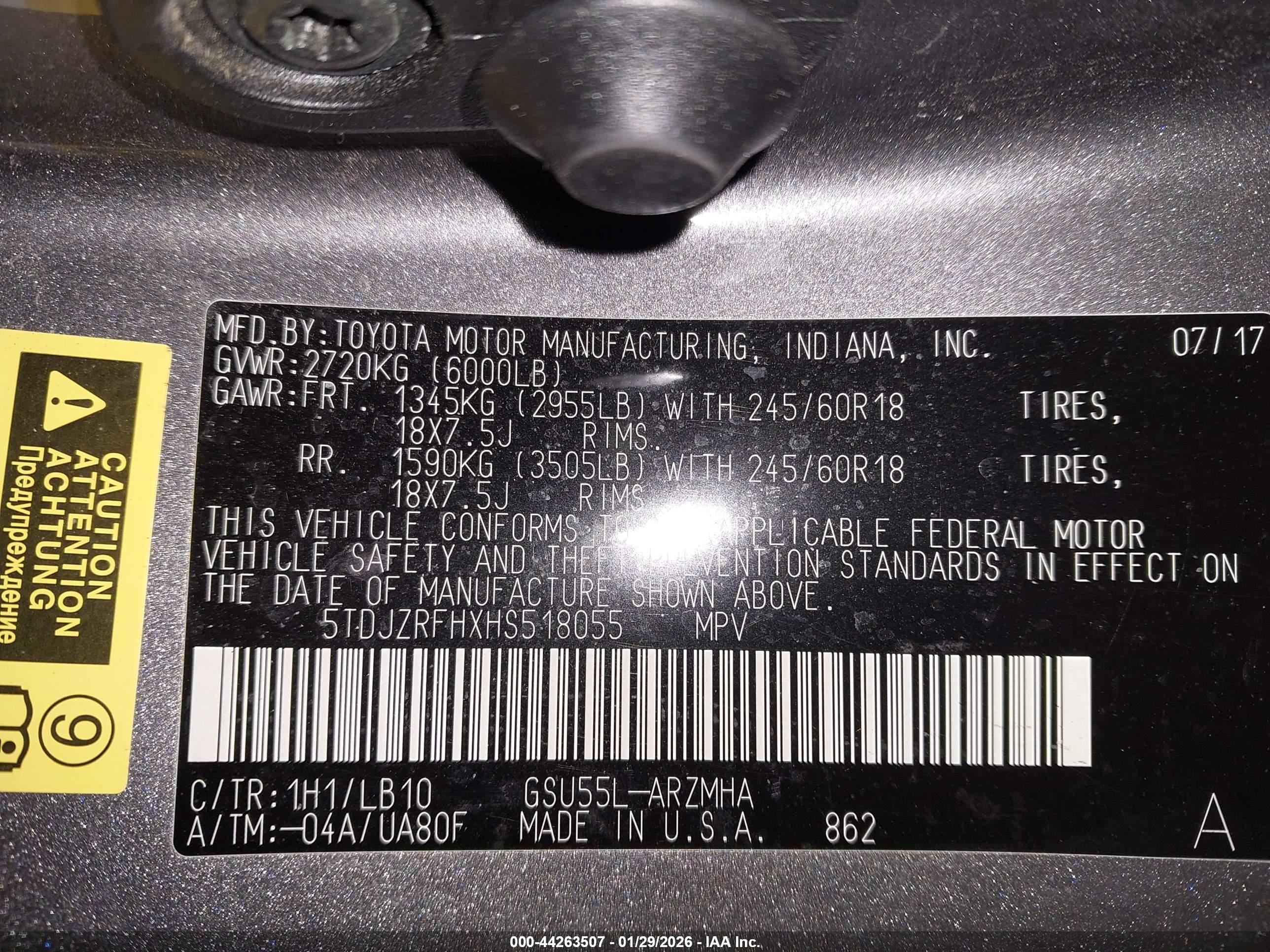TOYOTA HIGHLANDER image 9