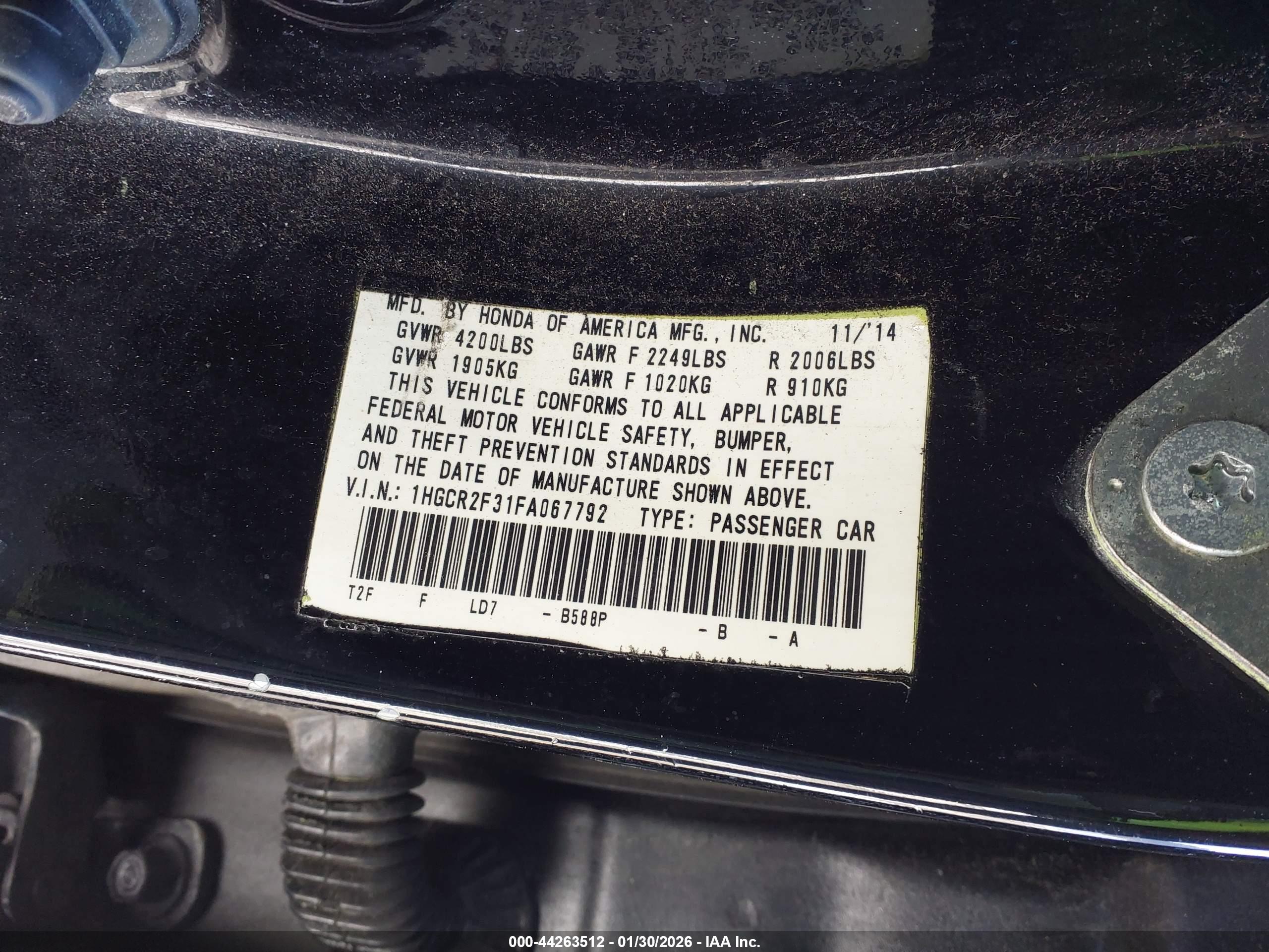 HONDA ACCORD image 9