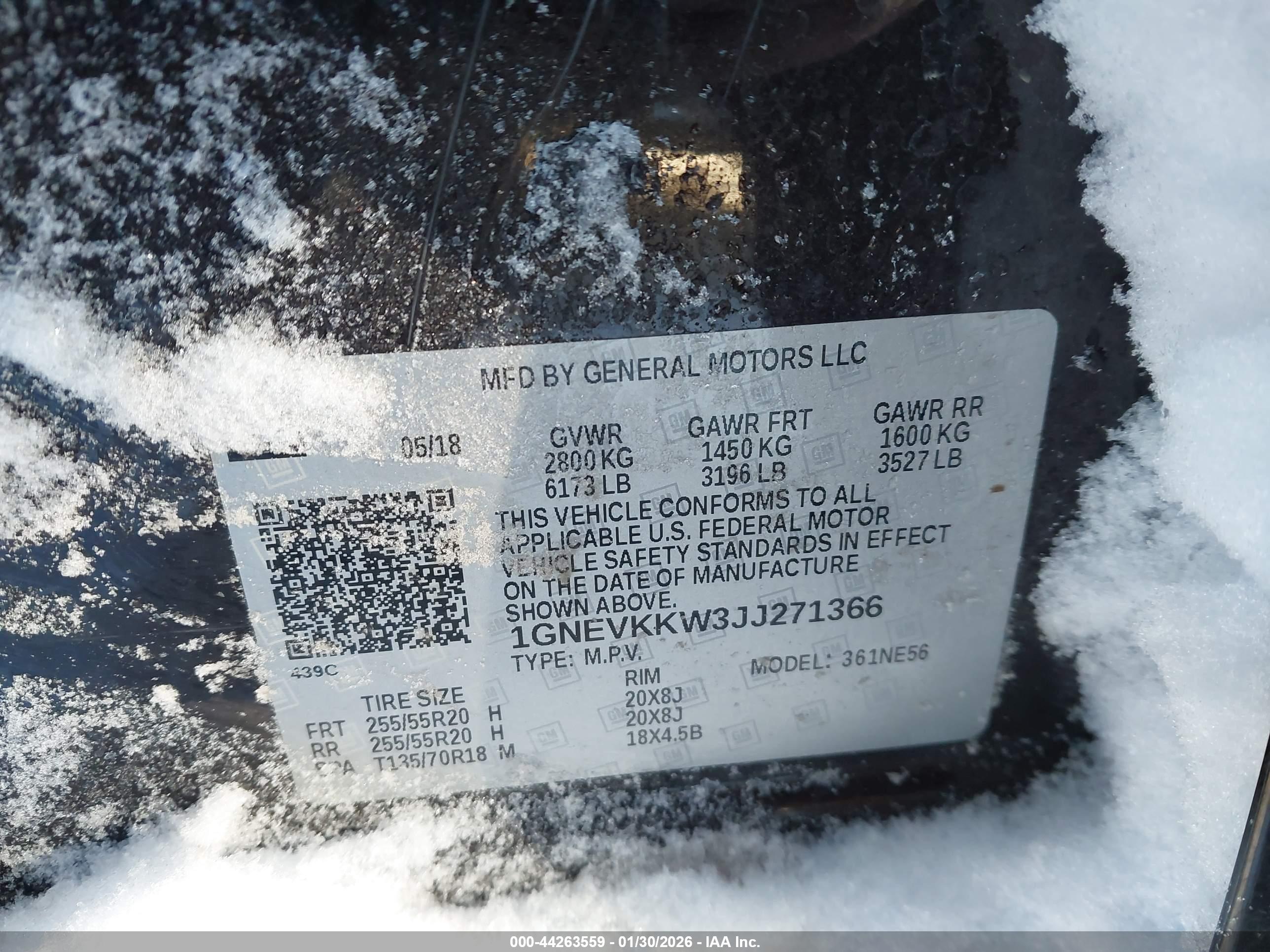 CHEVROLET TRAVERSE image 9