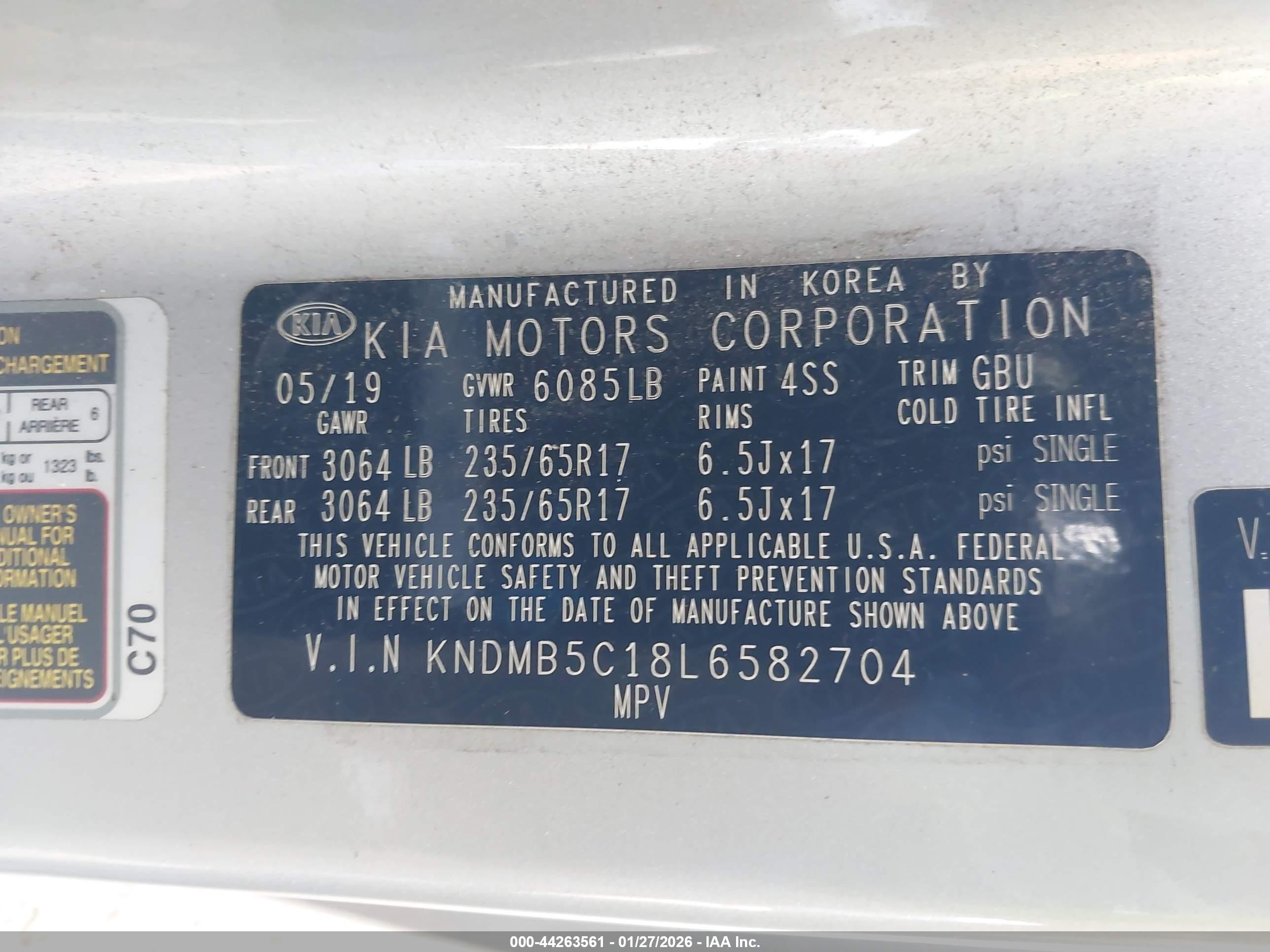 KIA SEDONA image 9