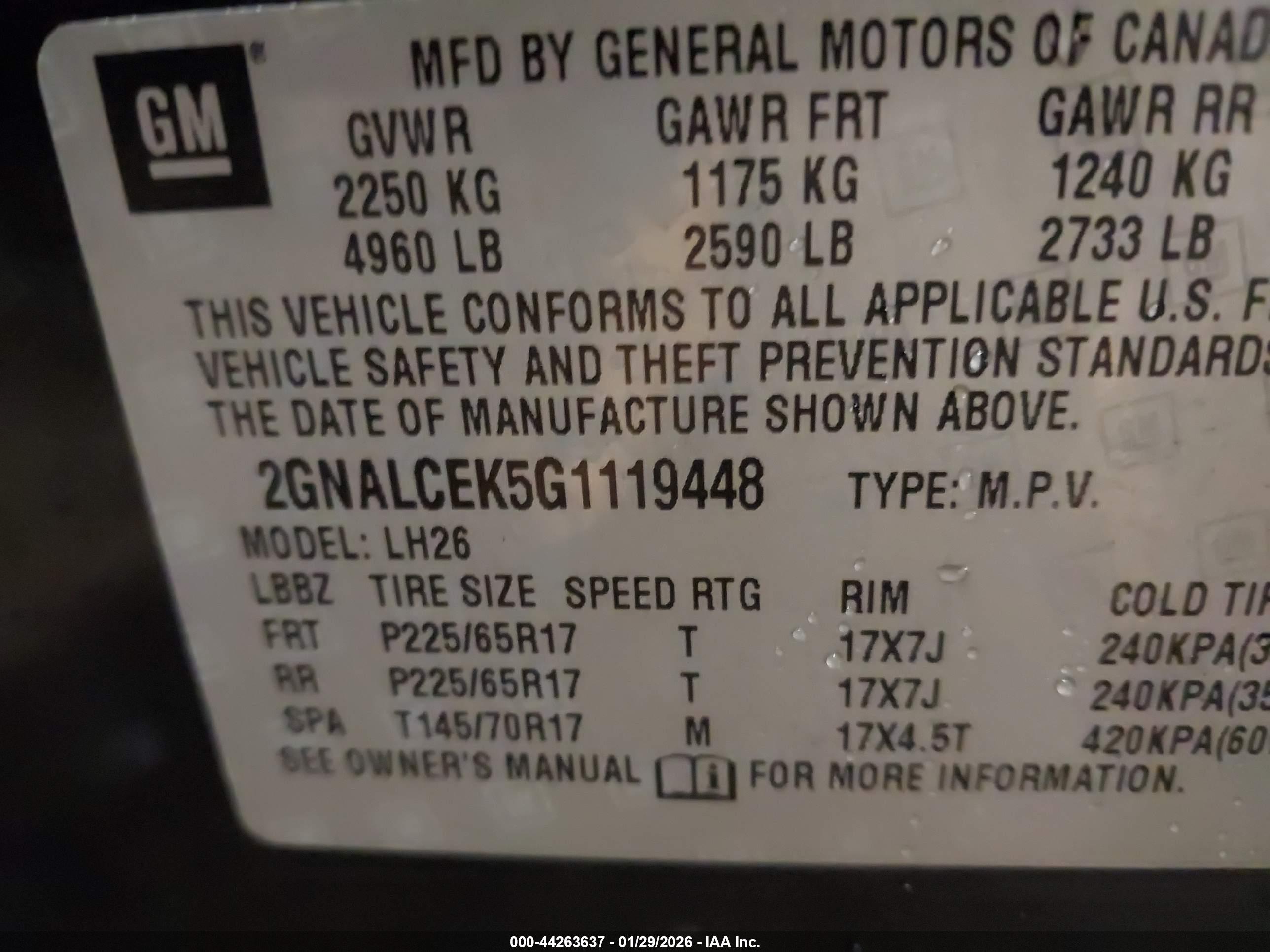 CHEVROLET EQUINOX image 9