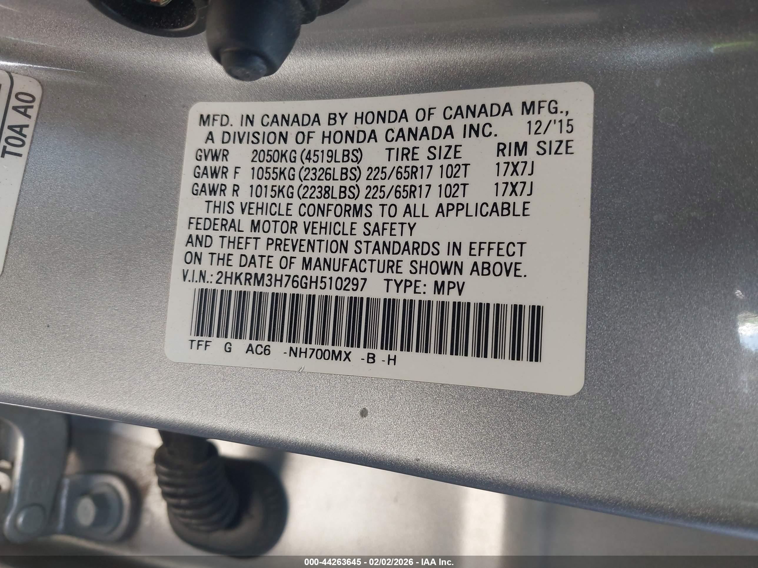 HONDA CR-V image 9