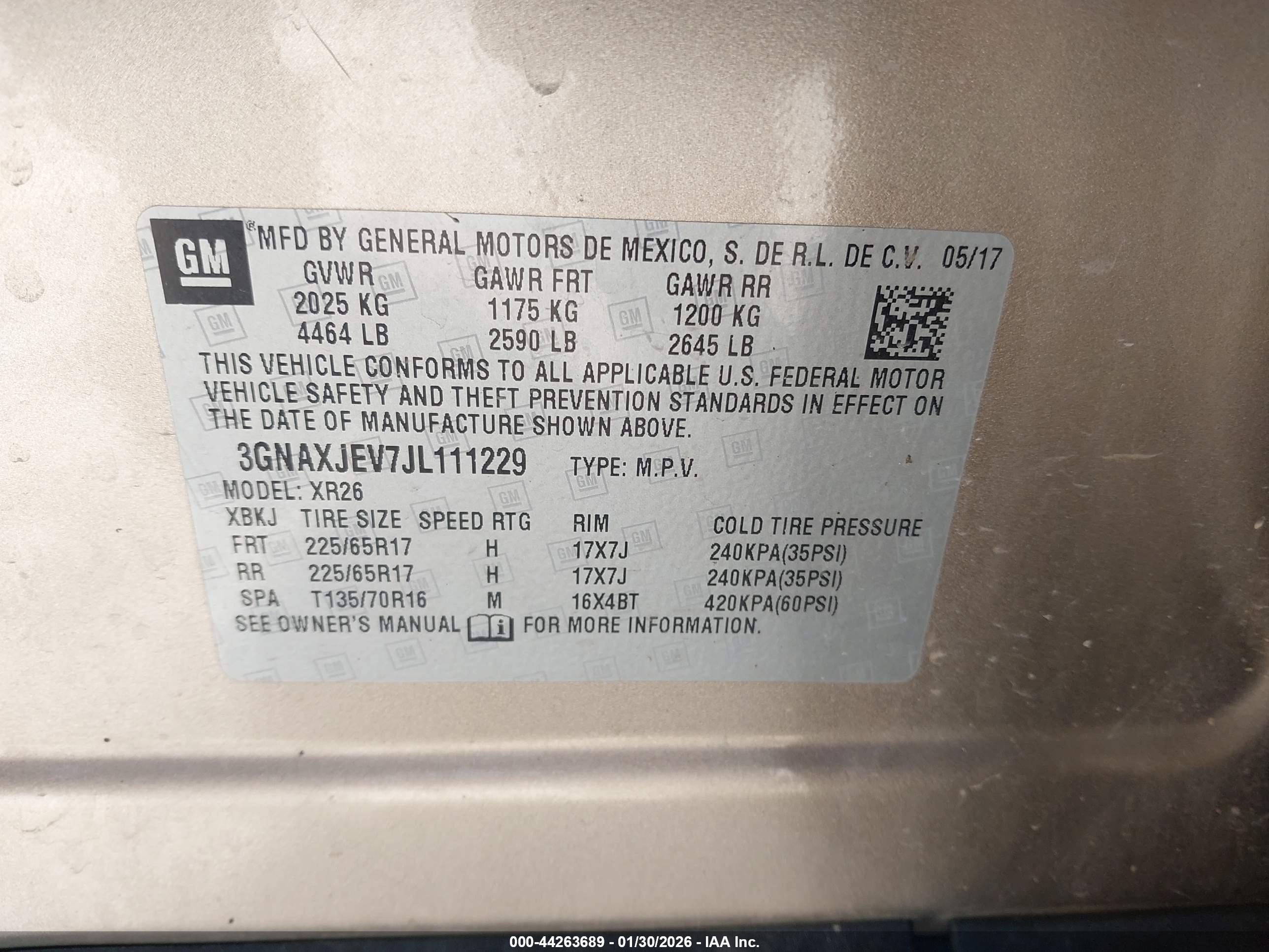 CHEVROLET EQUINOX image 9