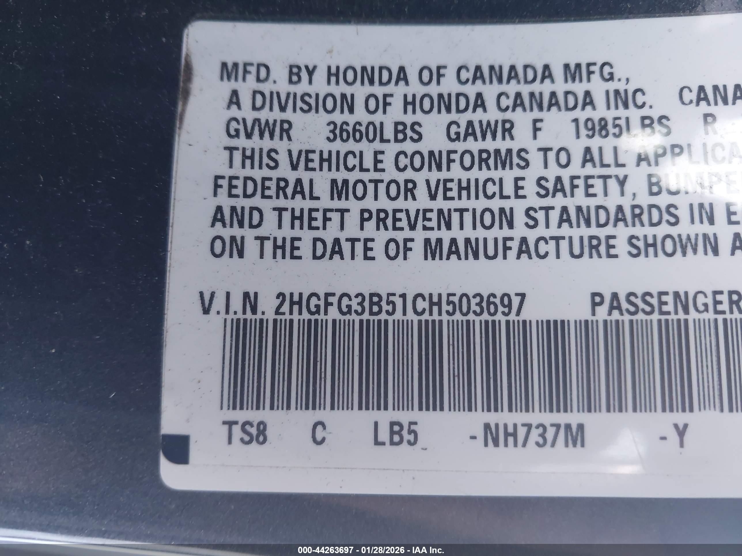 HONDA CIVIC image 9