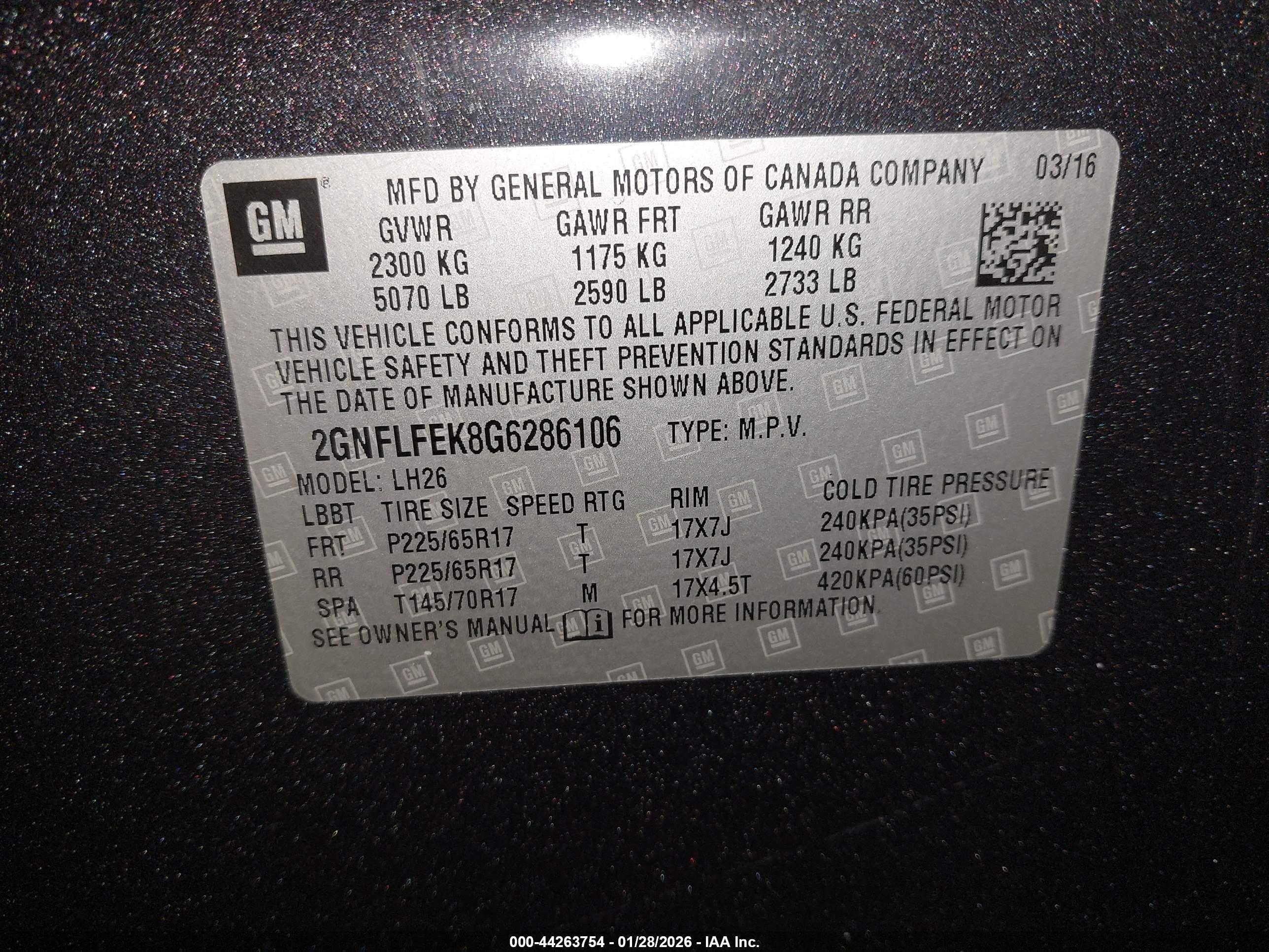 CHEVROLET EQUINOX image 9
