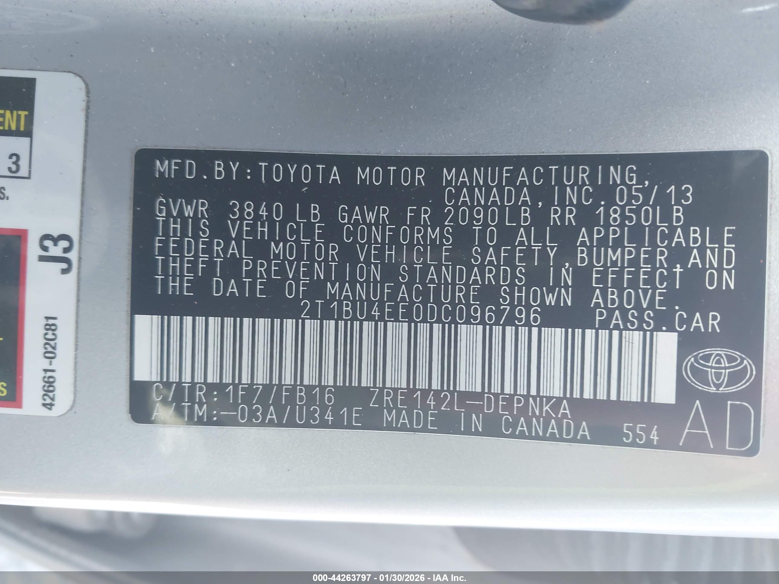 TOYOTA COROLLA image 9