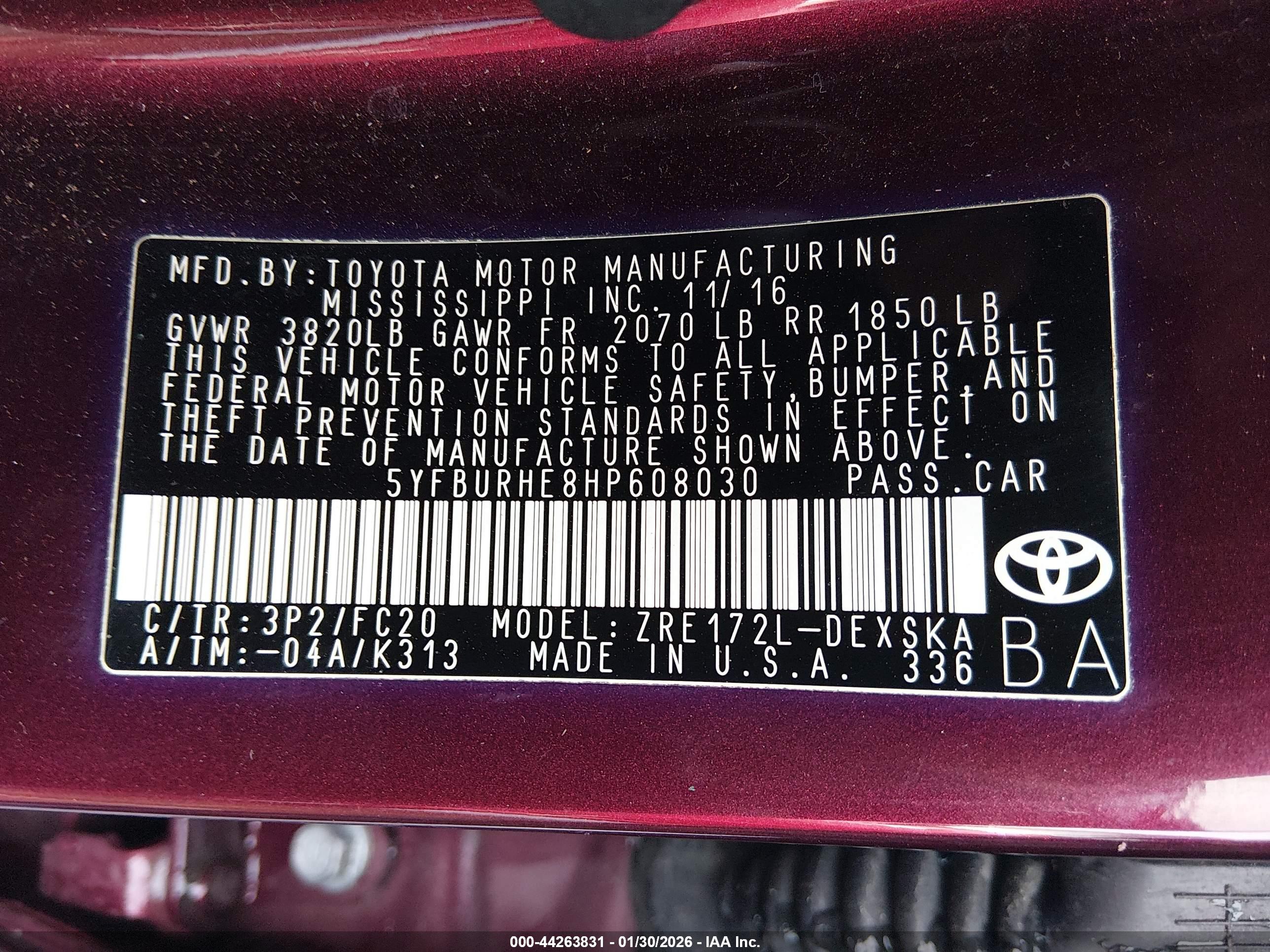 TOYOTA COROLLA image 9