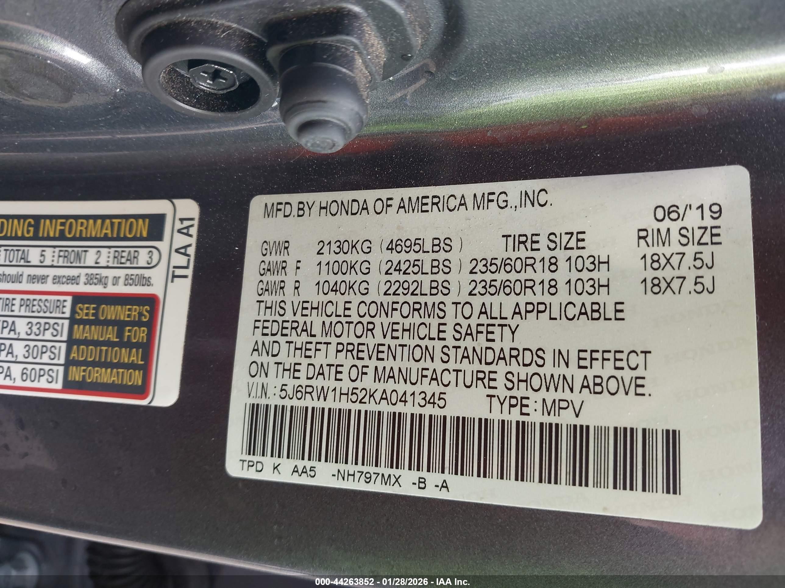 HONDA CR-V image 9