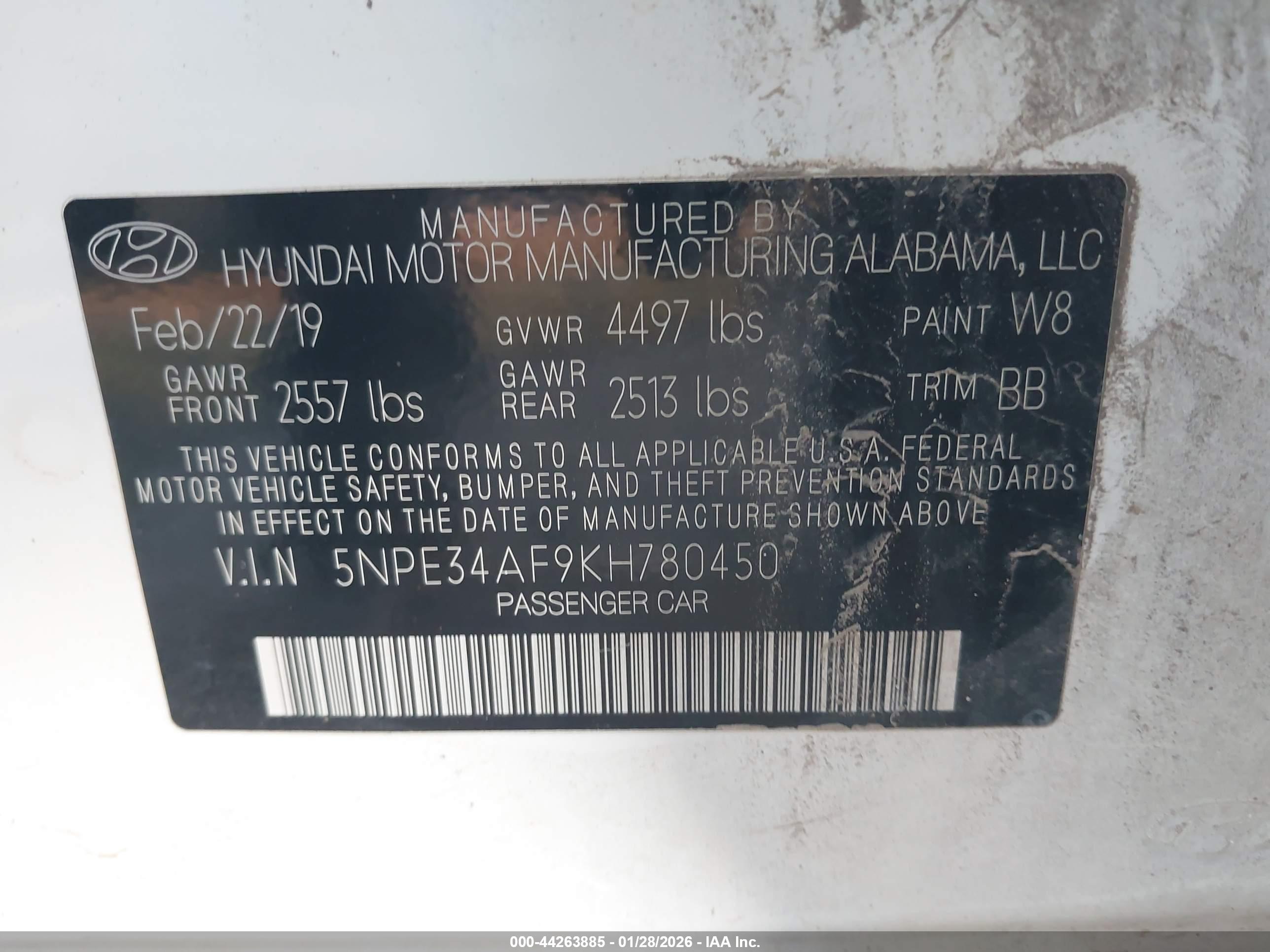 HYUNDAI SONATA image 9