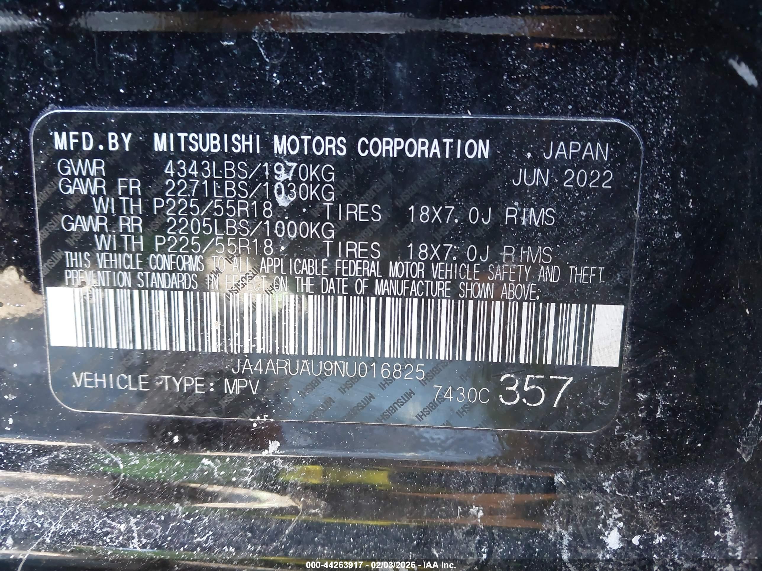 MITSUBISHI OUTLANDER image 9