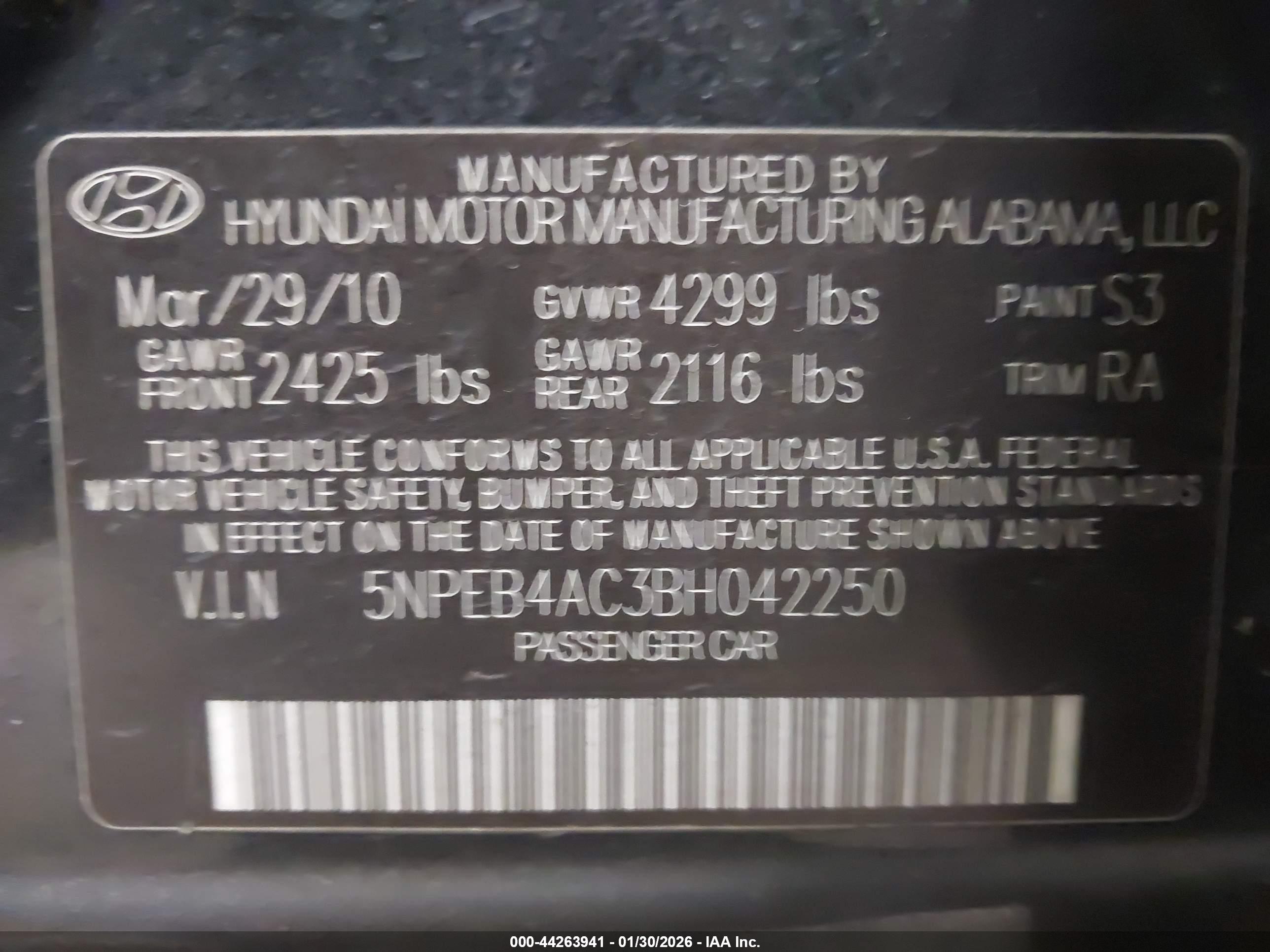 HYUNDAI SONATA image 9