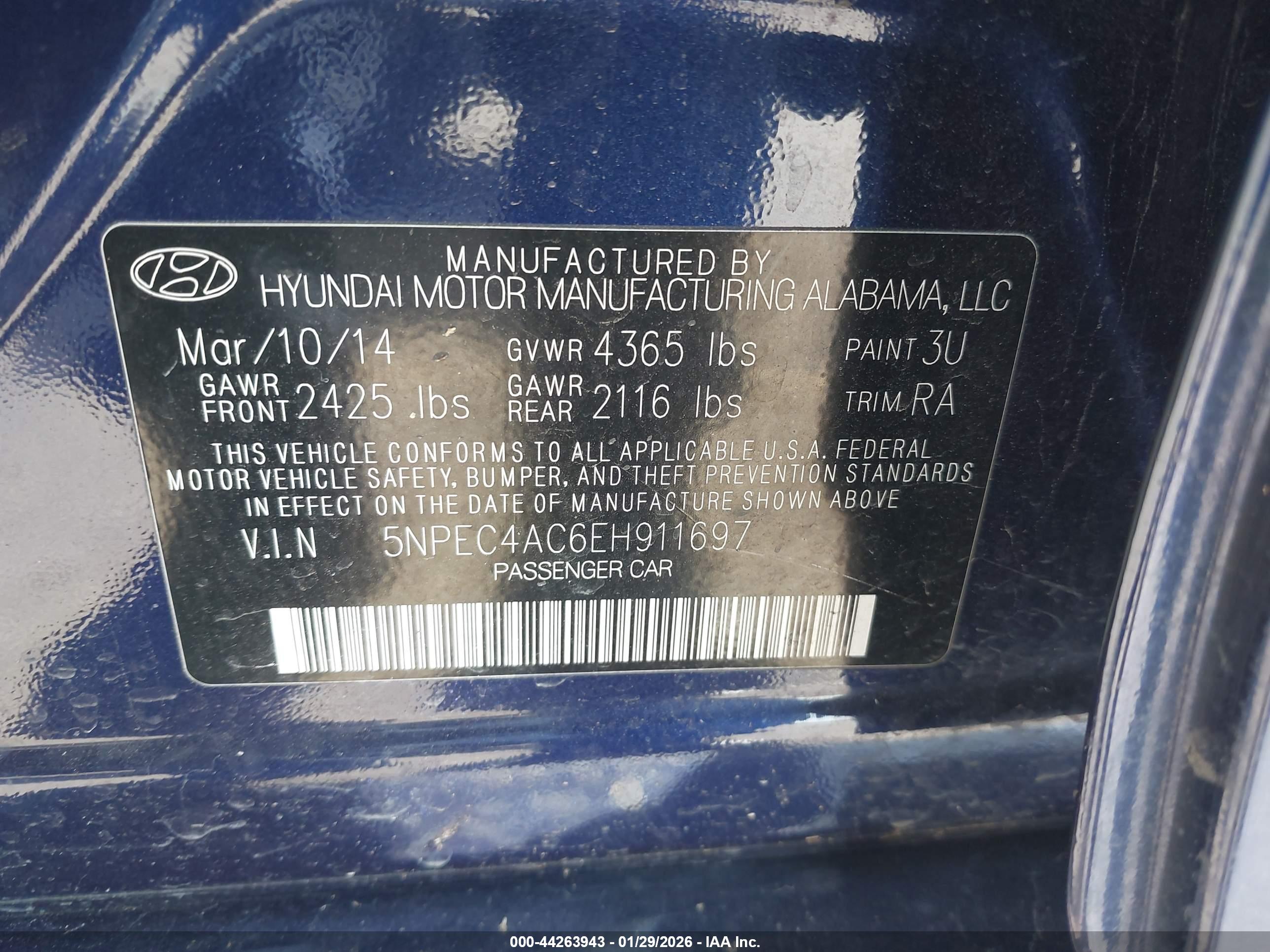 HYUNDAI SONATA image 9