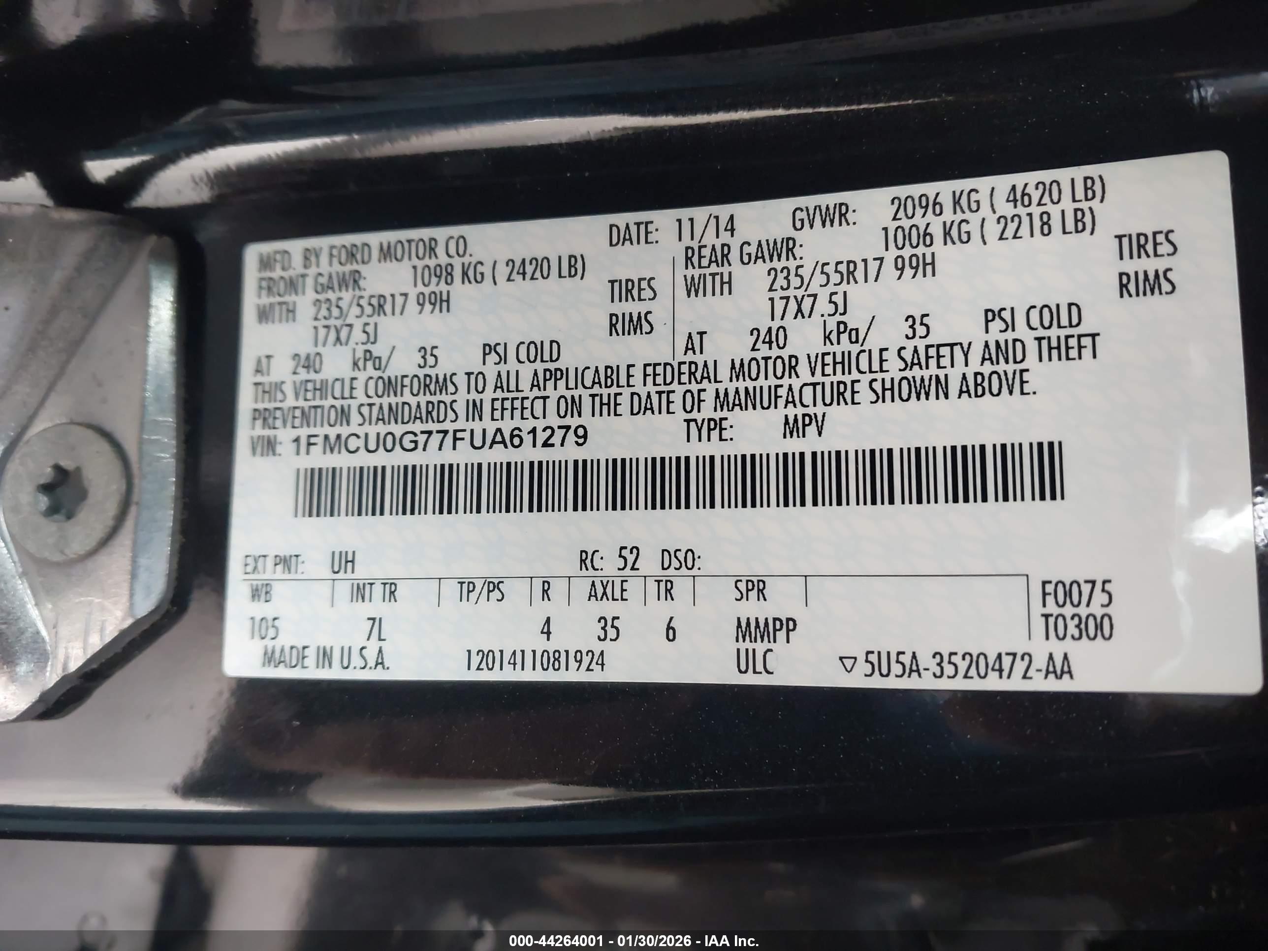 FORD ESCAPE image 9