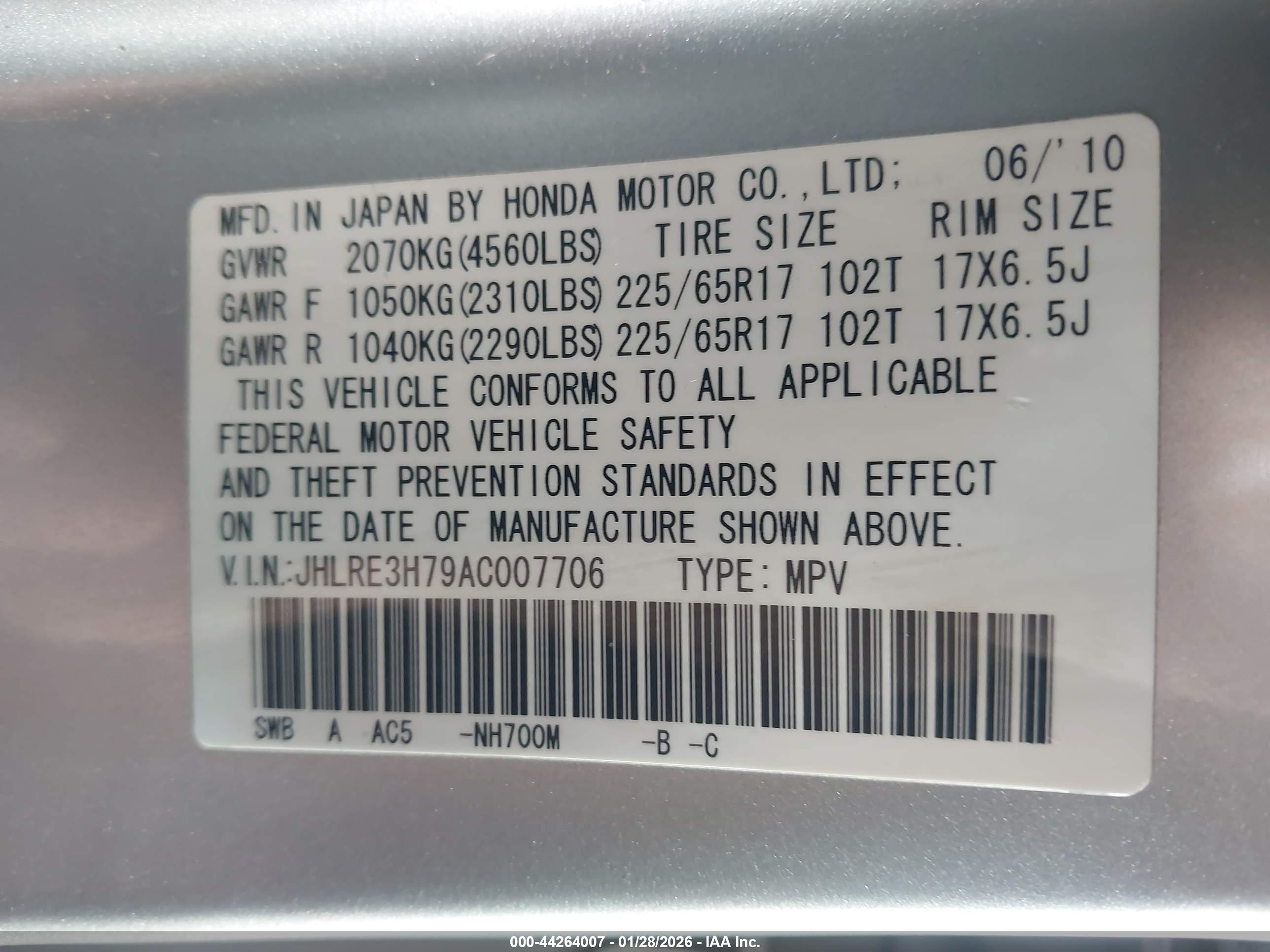 HONDA CR-V image 9