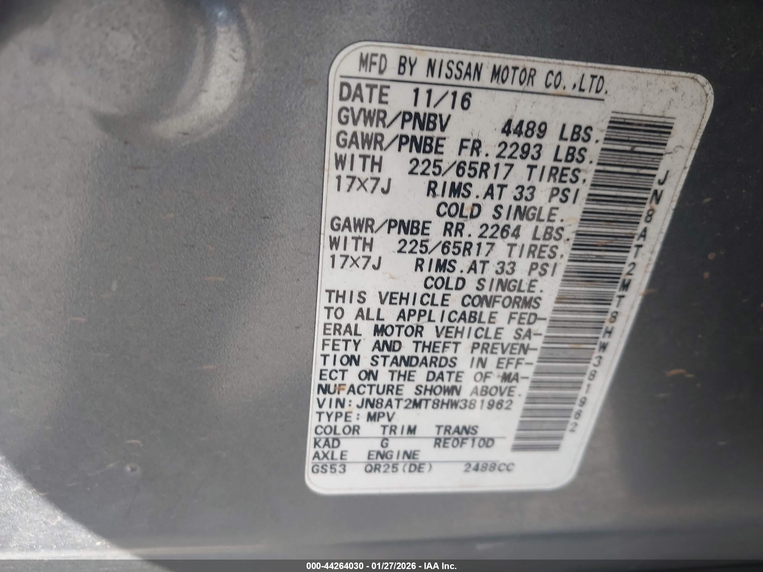 NISSAN ROGUE image 9