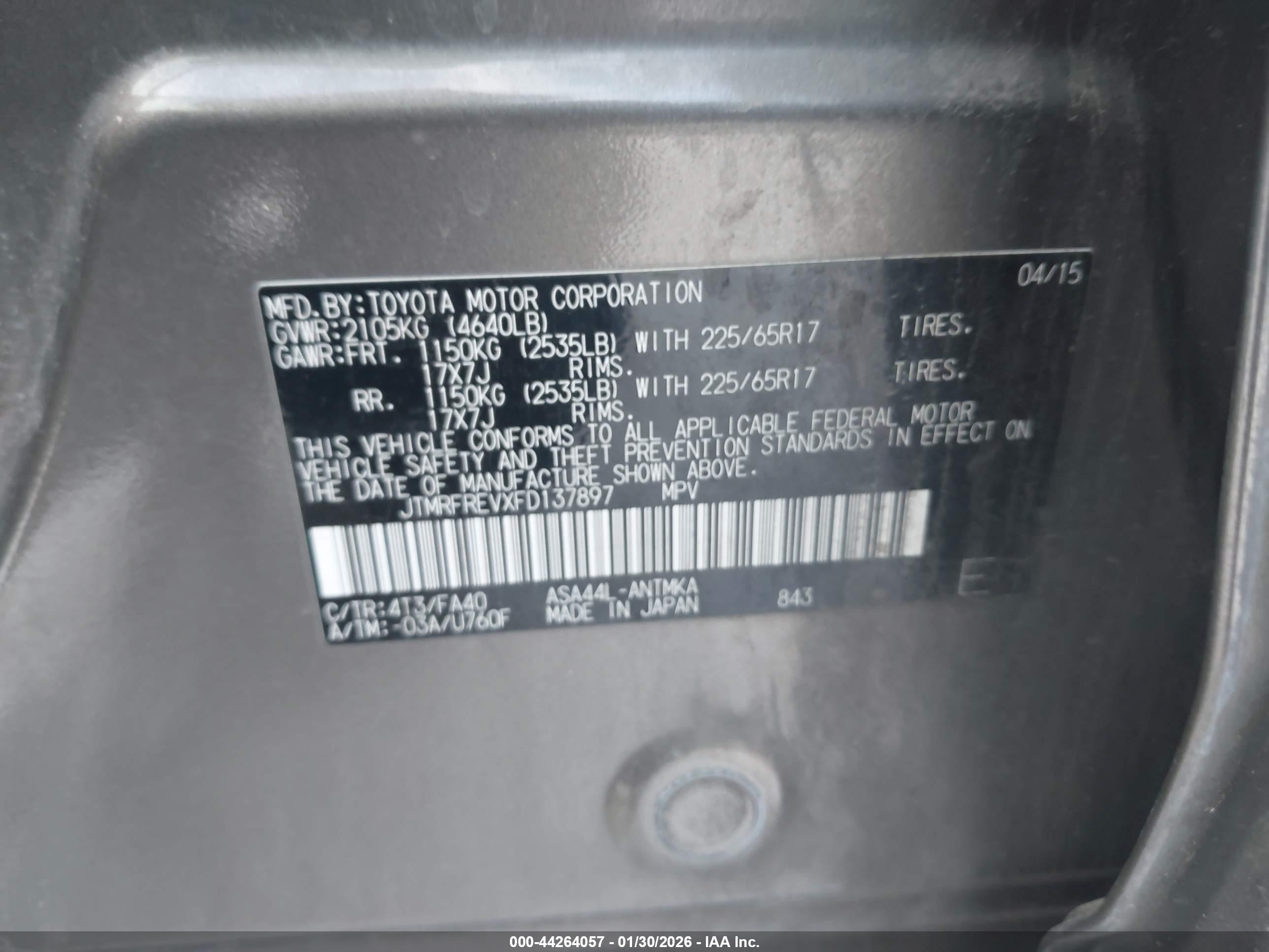 TOYOTA RAV4 image 9