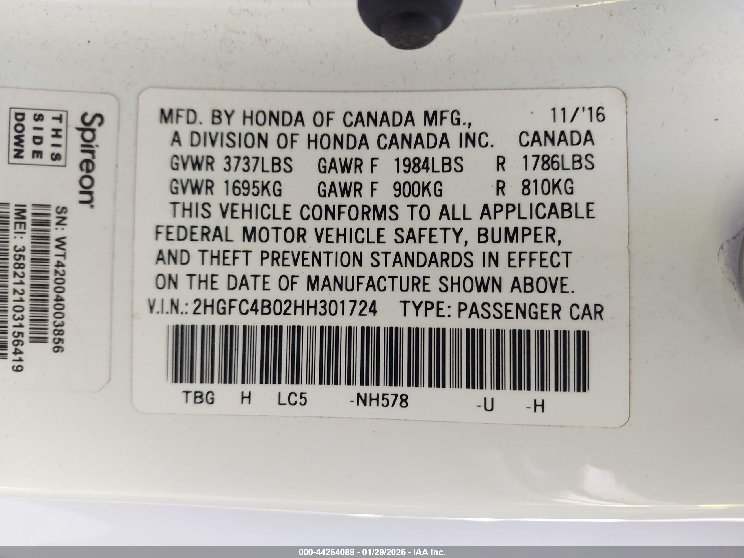 HONDA CIVIC image 9