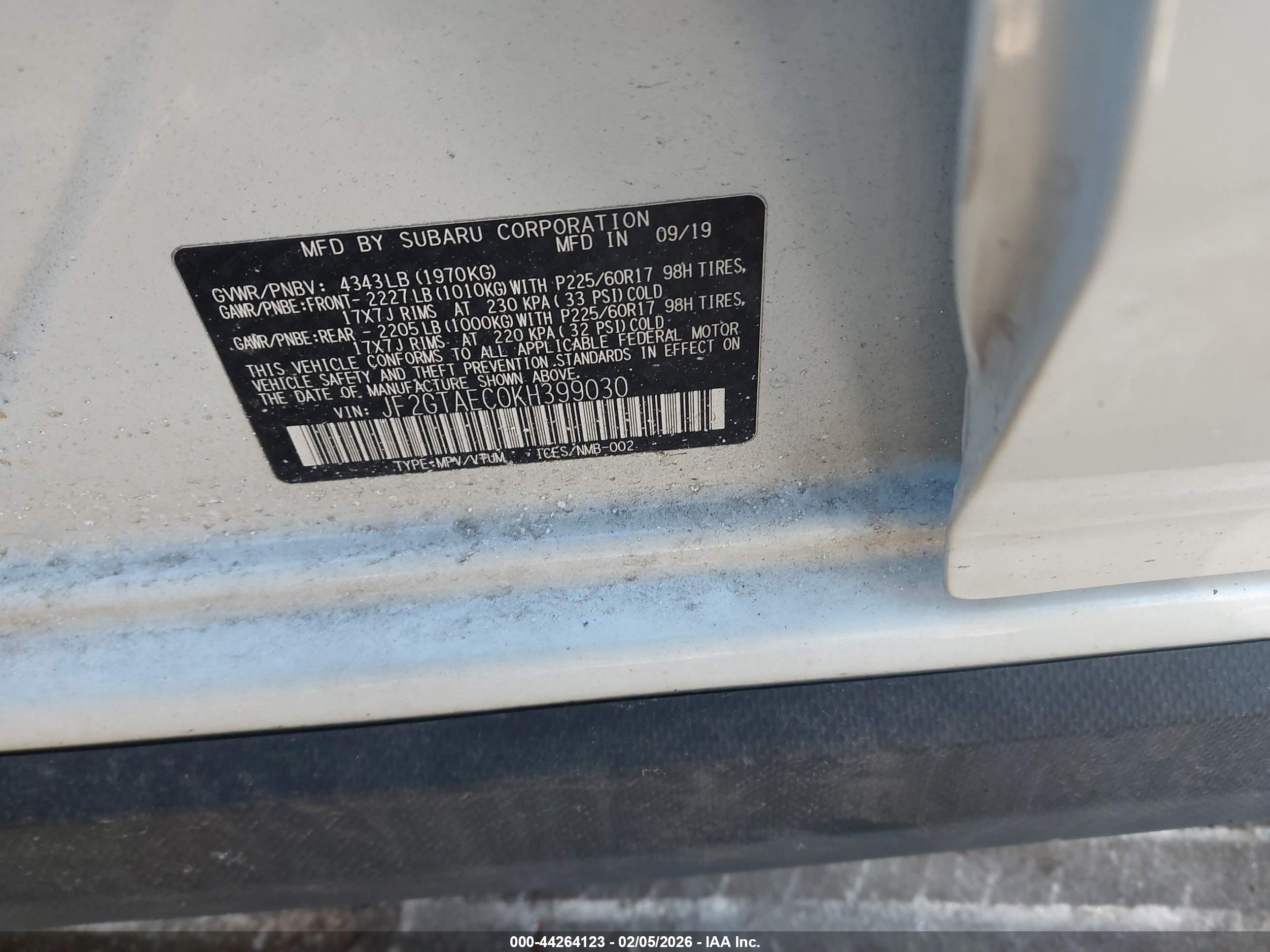 SUBARU CROSSTREK image 9