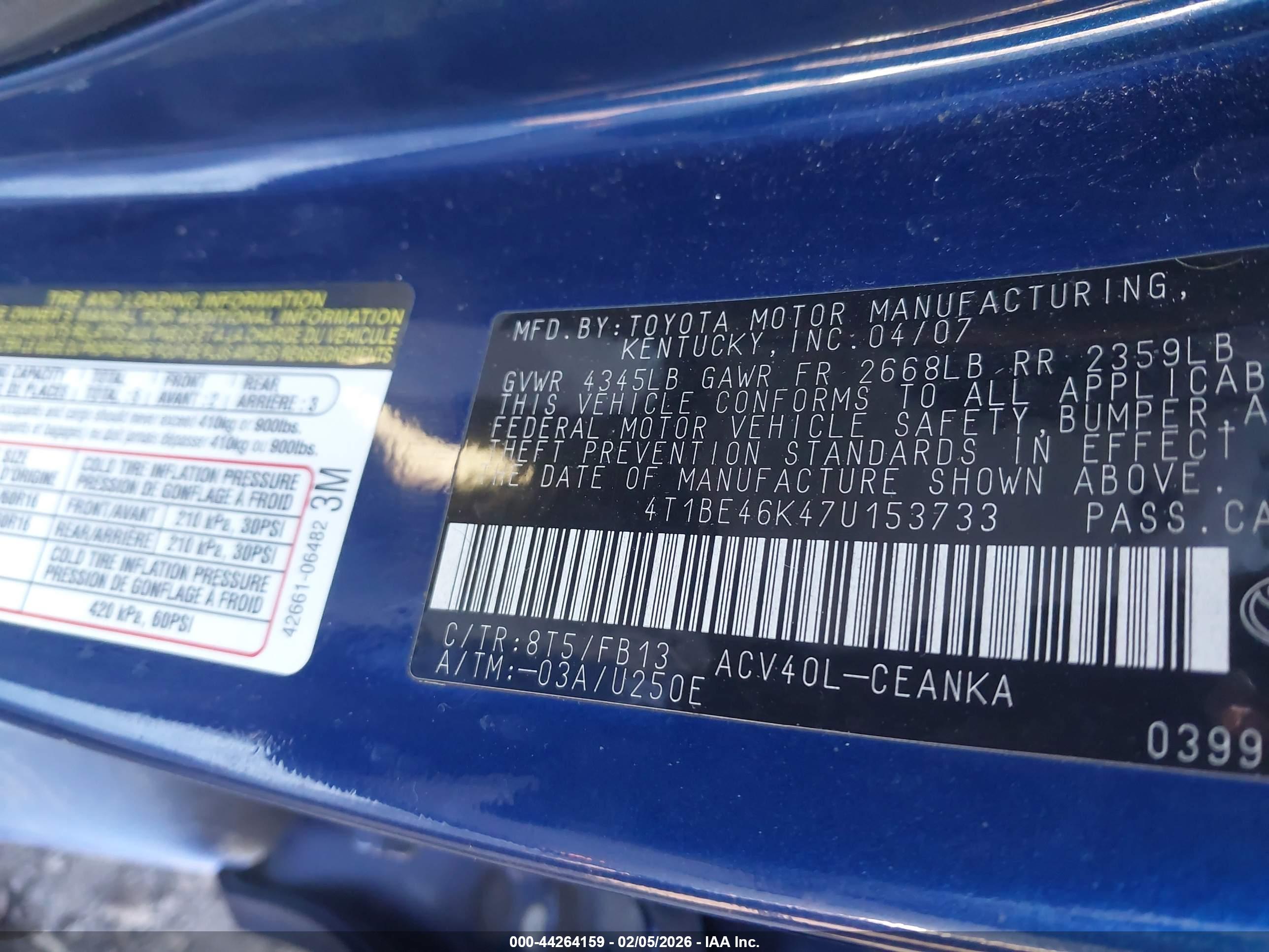 TOYOTA CAMRY image 9