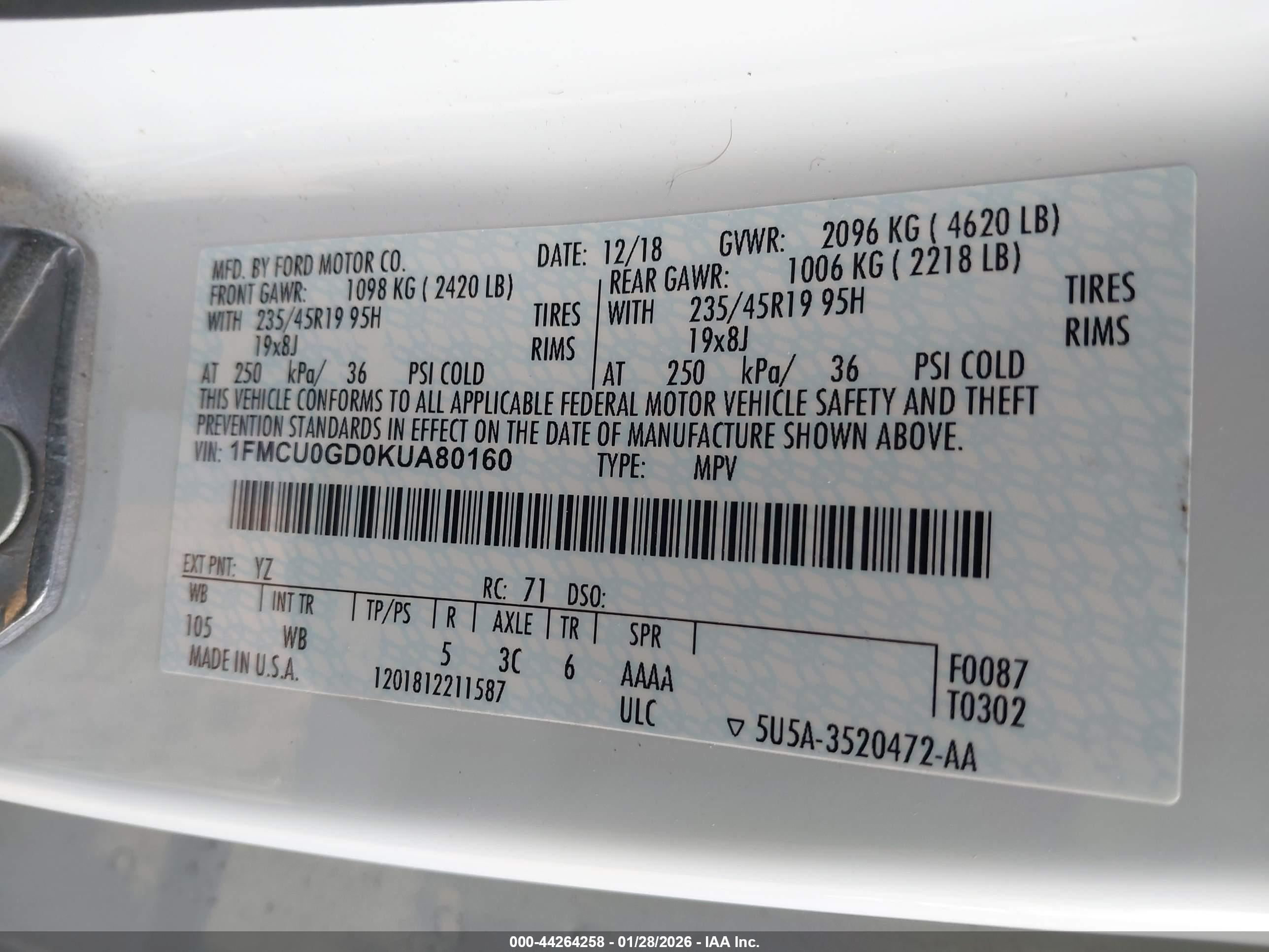 FORD ESCAPE image 9