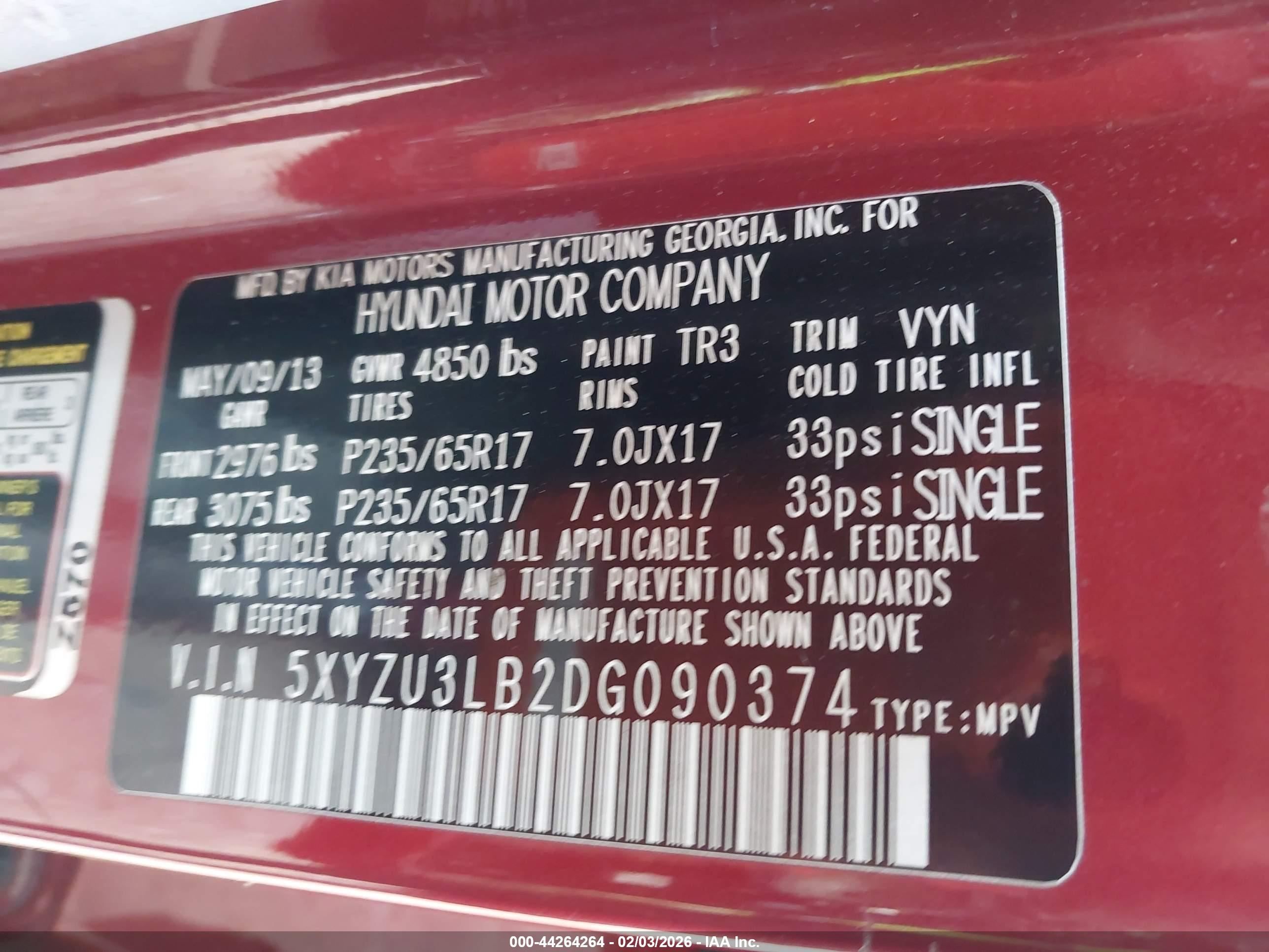 HYUNDAI SANTA image 9