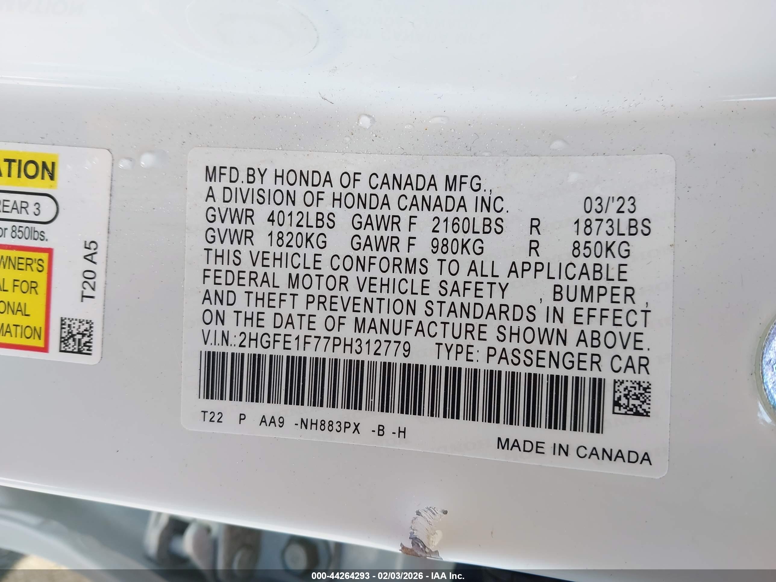 HONDA CIVIC image 9