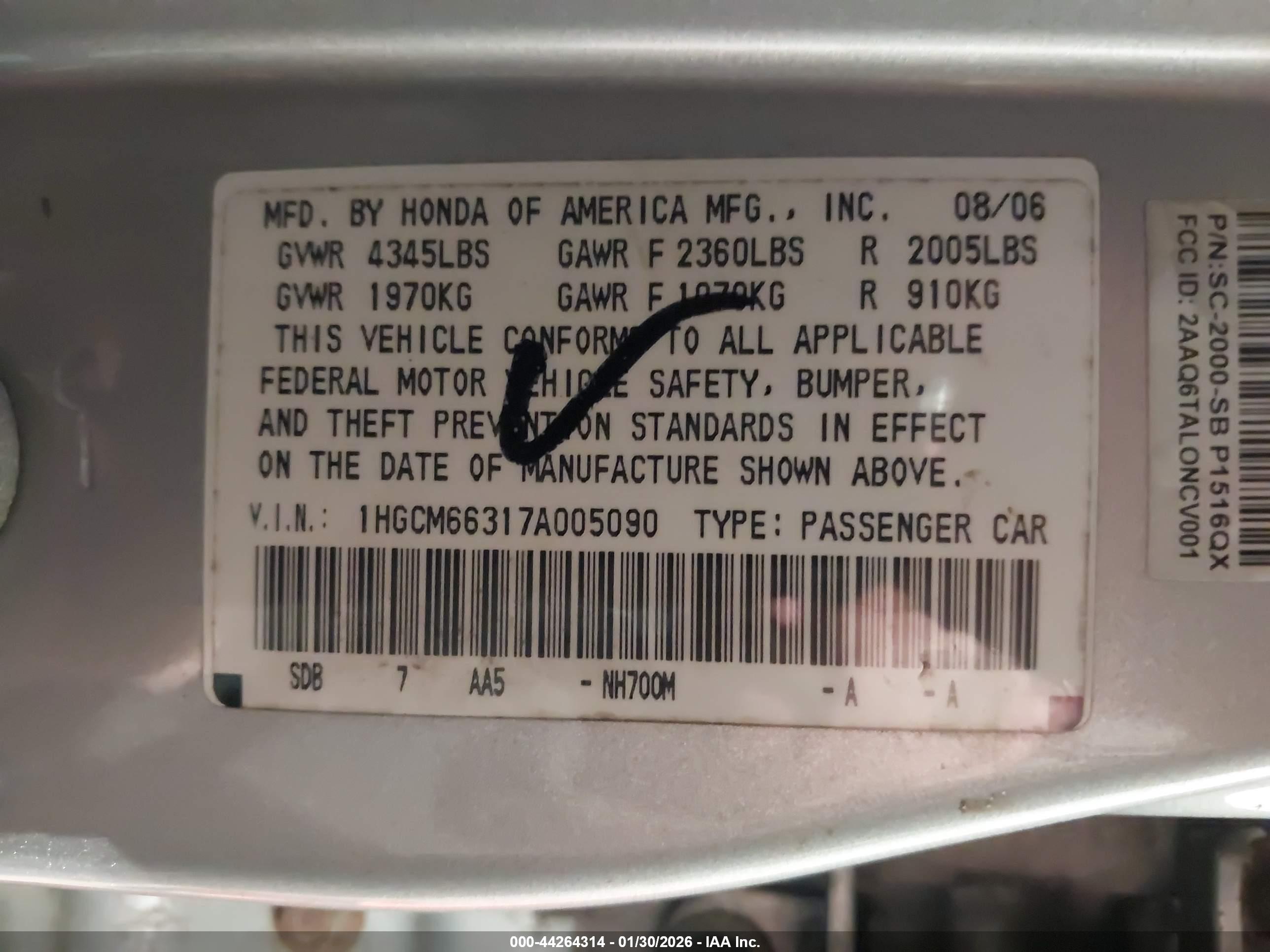 HONDA ACCORD image 9