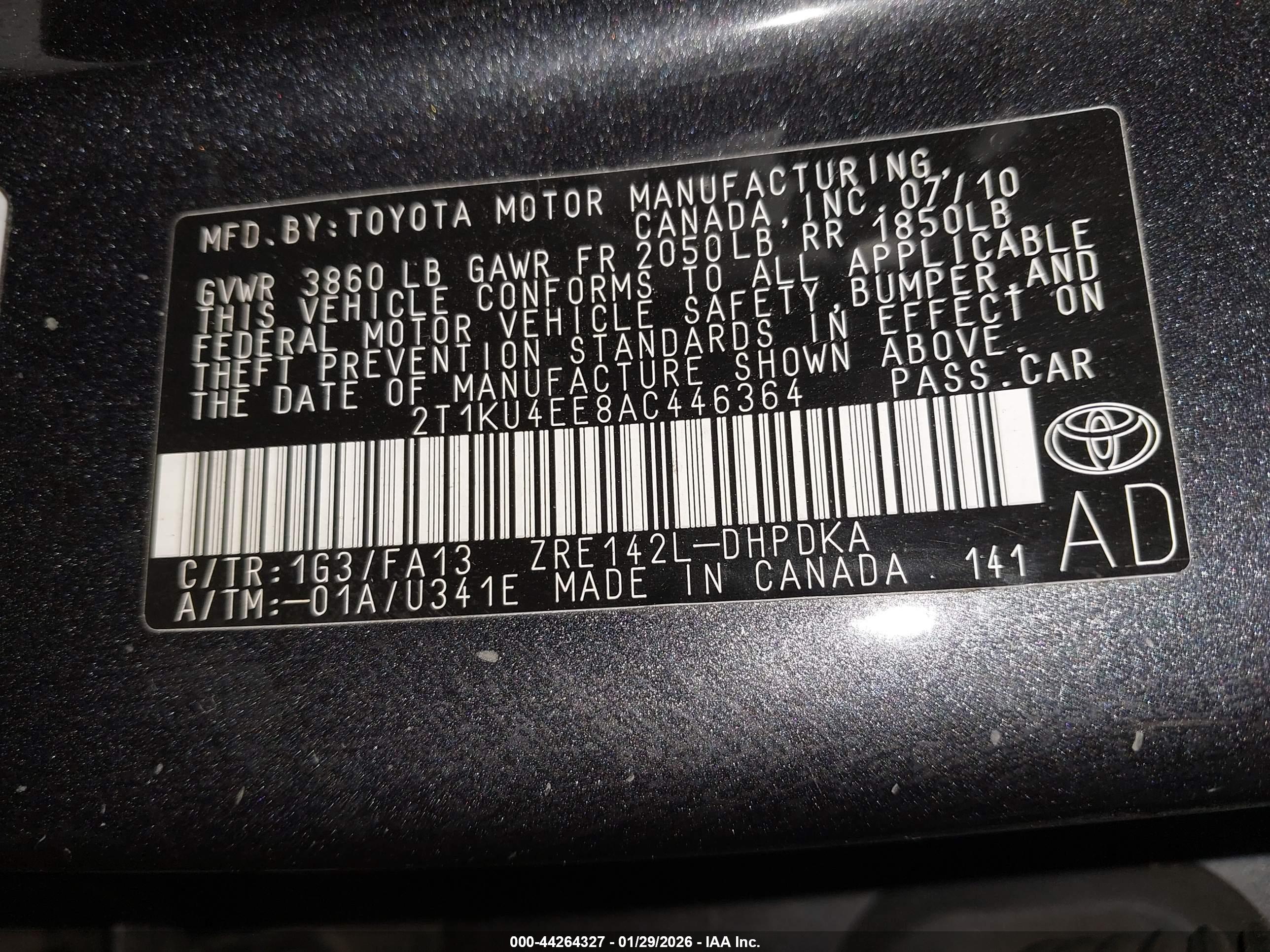 TOYOTA MATRIX image 9