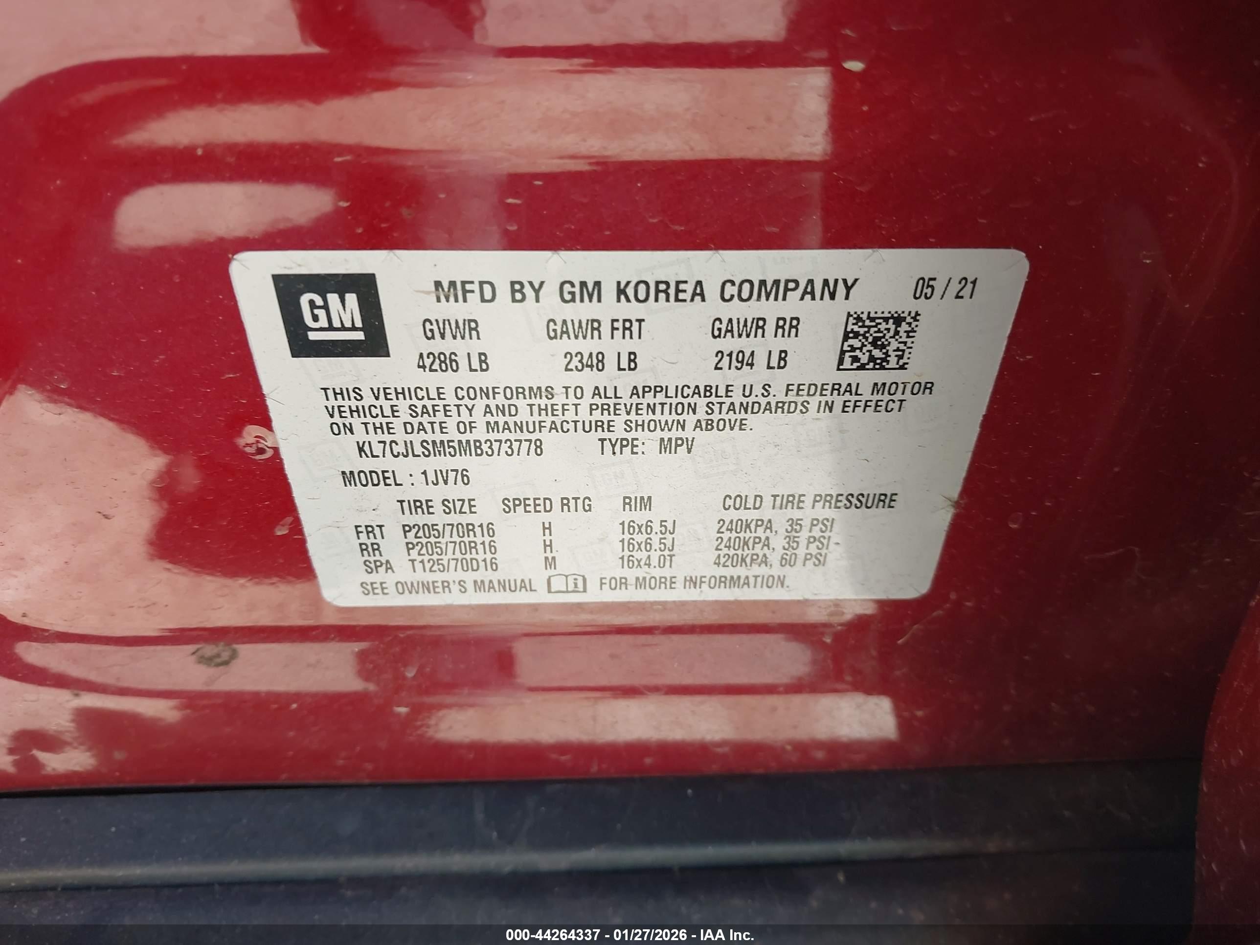CHEVROLET TRAX image 9