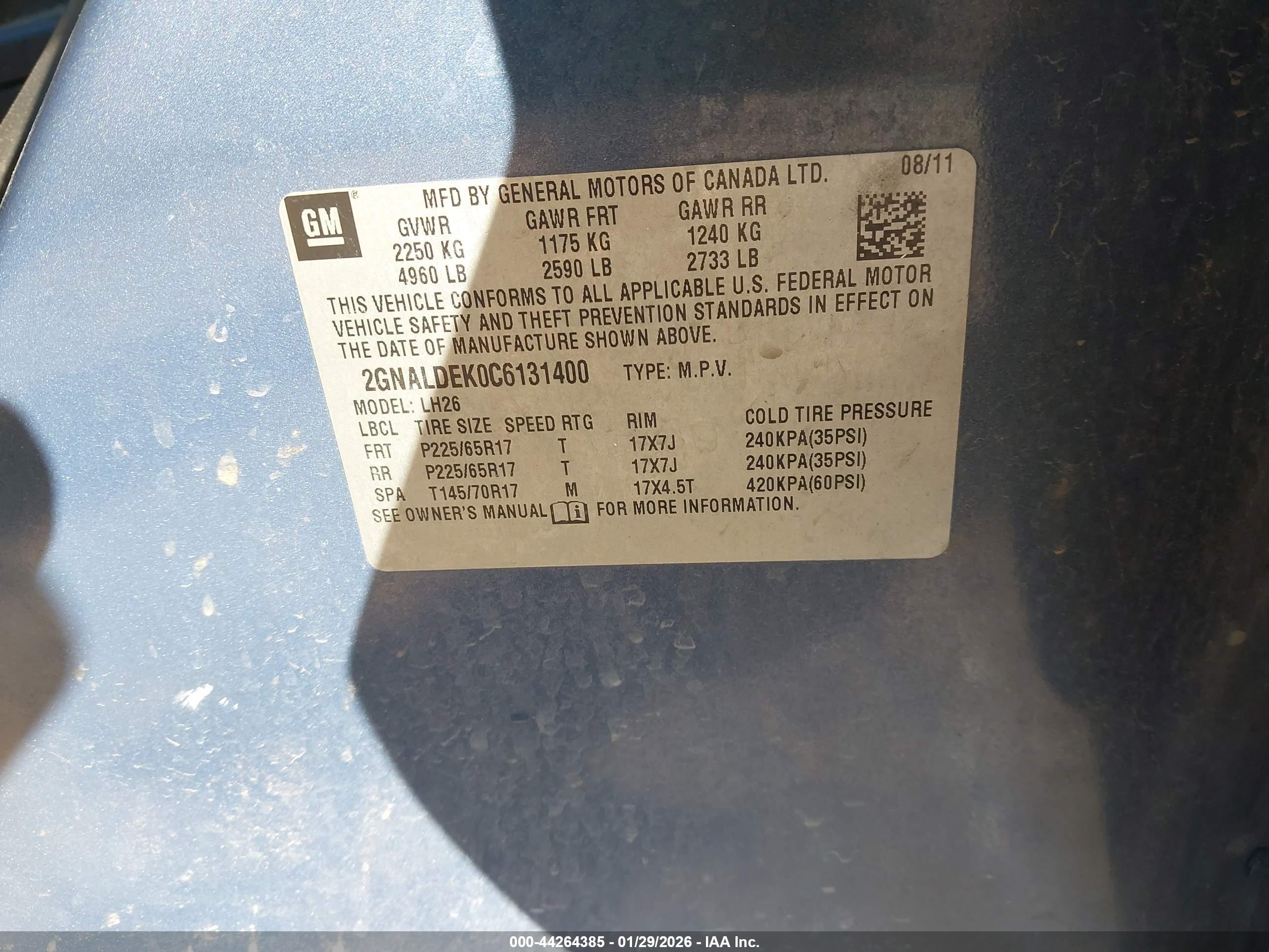 CHEVROLET EQUINOX image 9