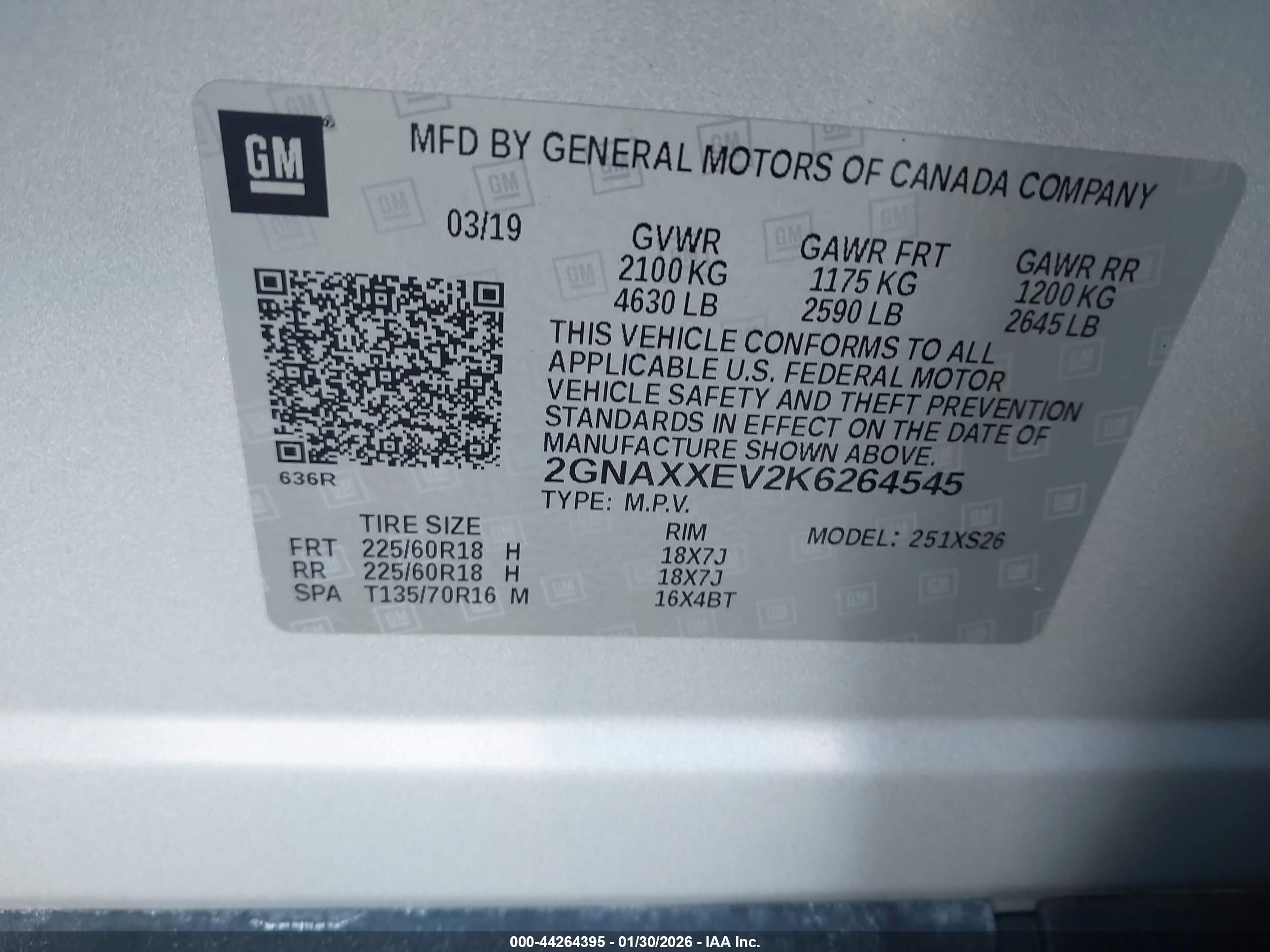 CHEVROLET EQUINOX image 9