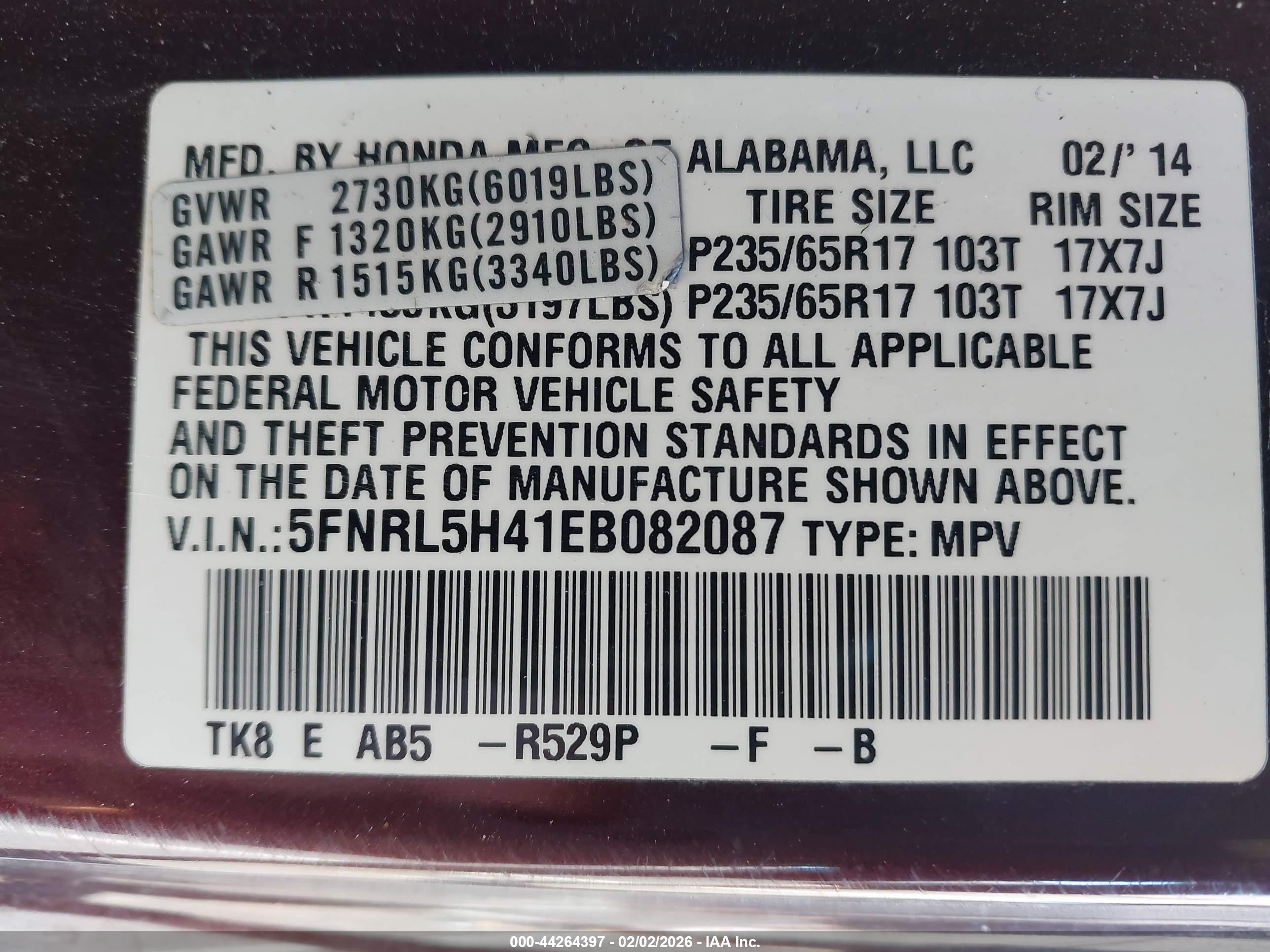 HONDA ODYSSEY image 9