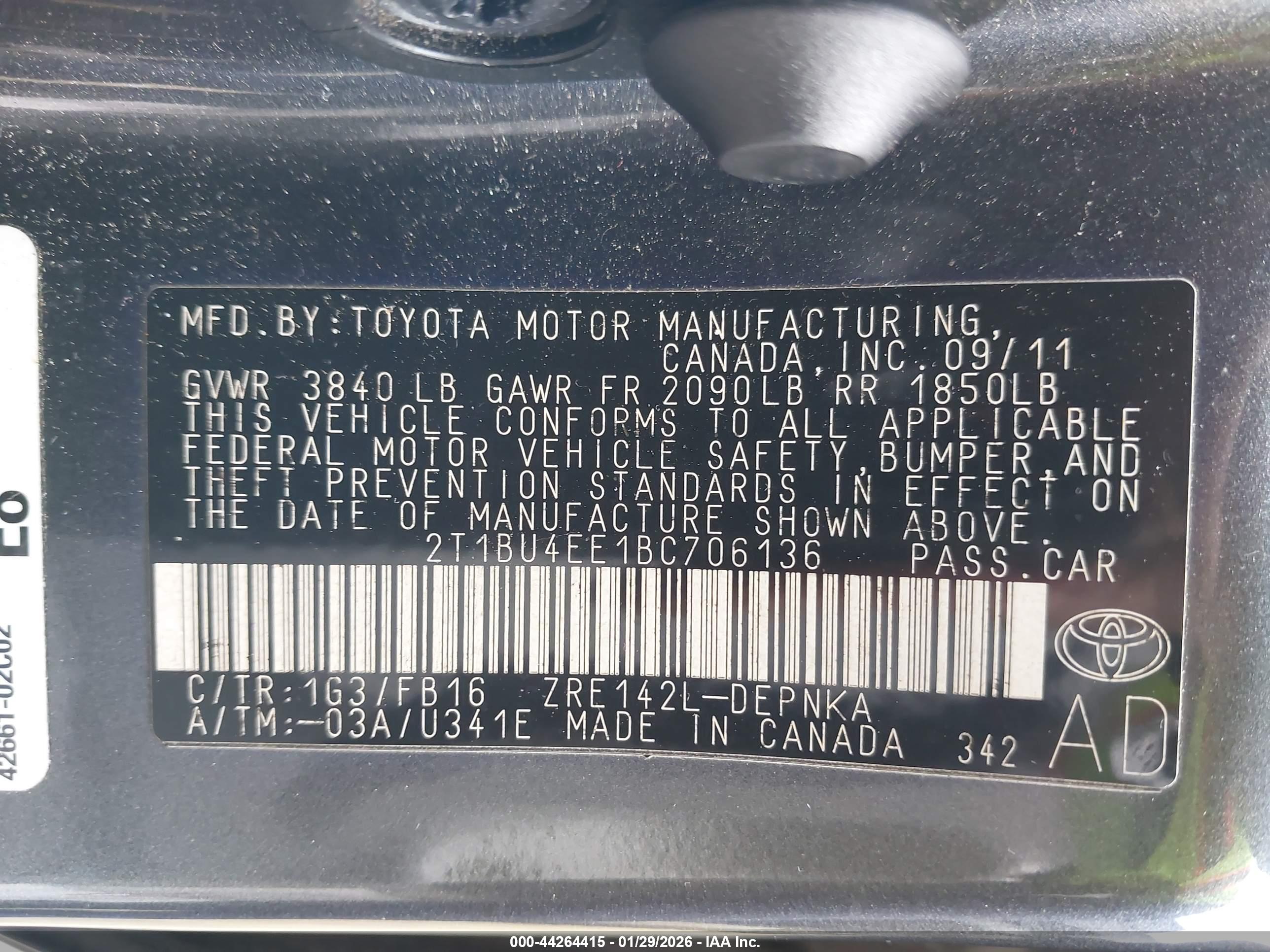 TOYOTA COROLLA image 9