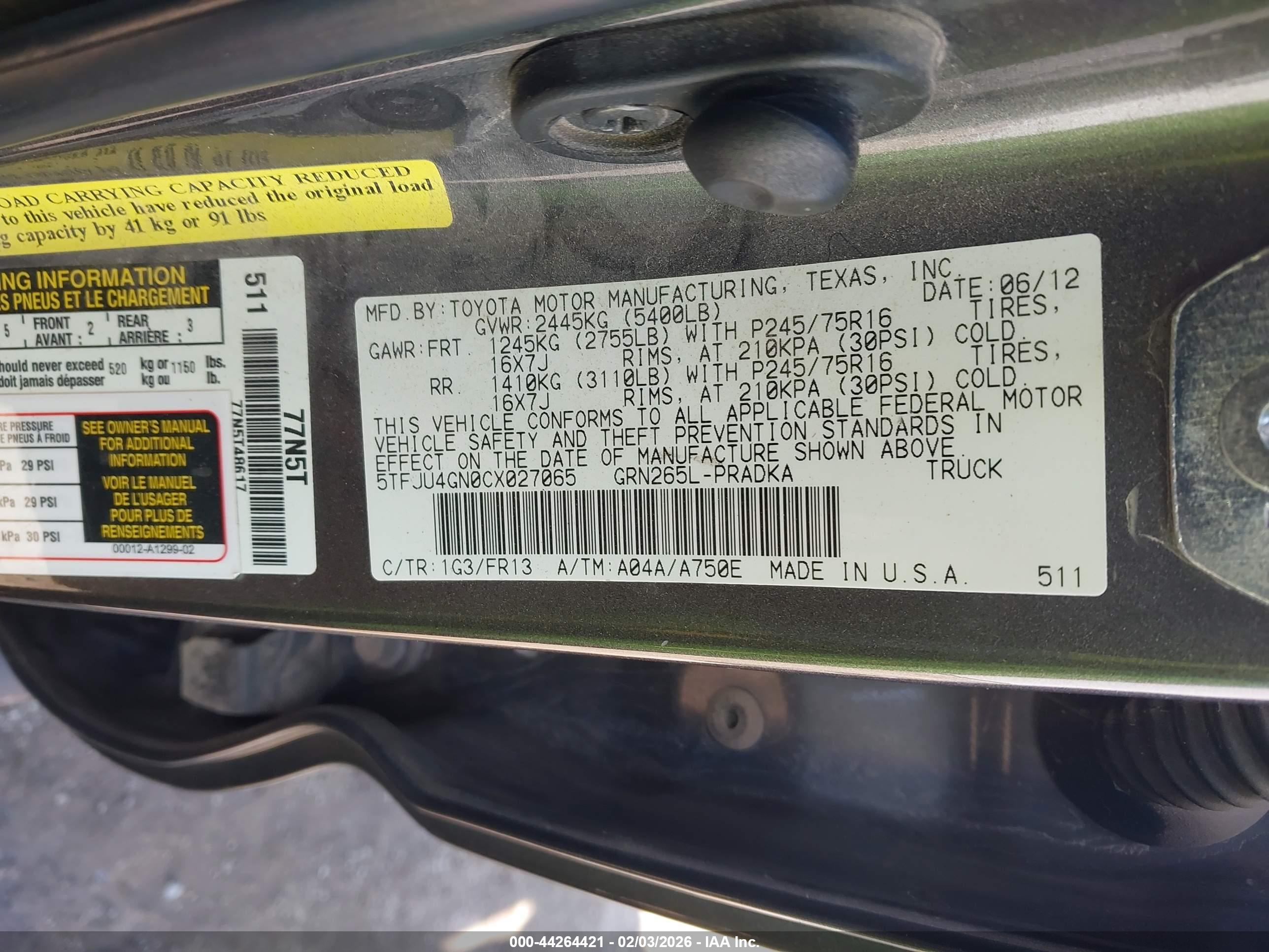 TOYOTA TACOMA image 9